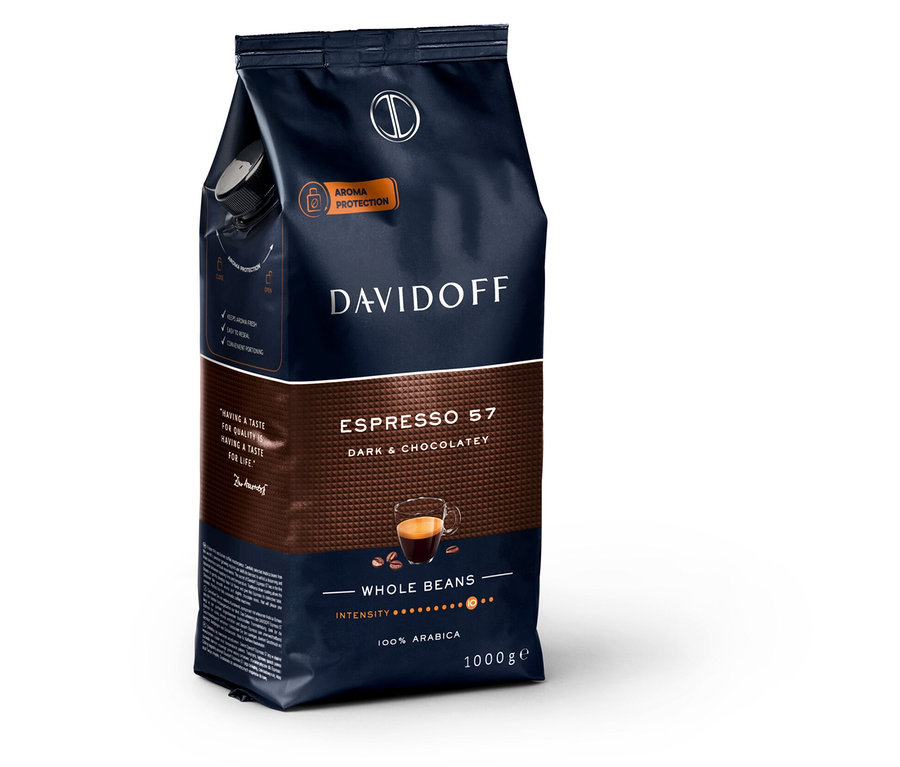 Opakowanie kawy ziarnistej Davidoff Espresso 57.