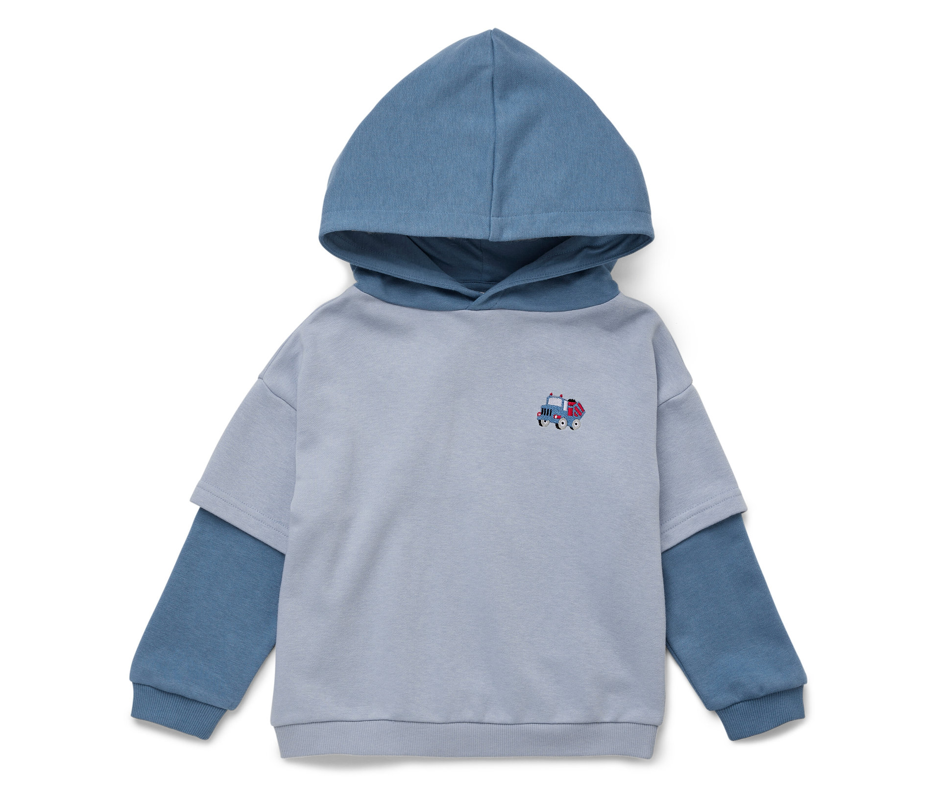 Tchibo - Bluza z kapturem - mężczyzna- niebieski