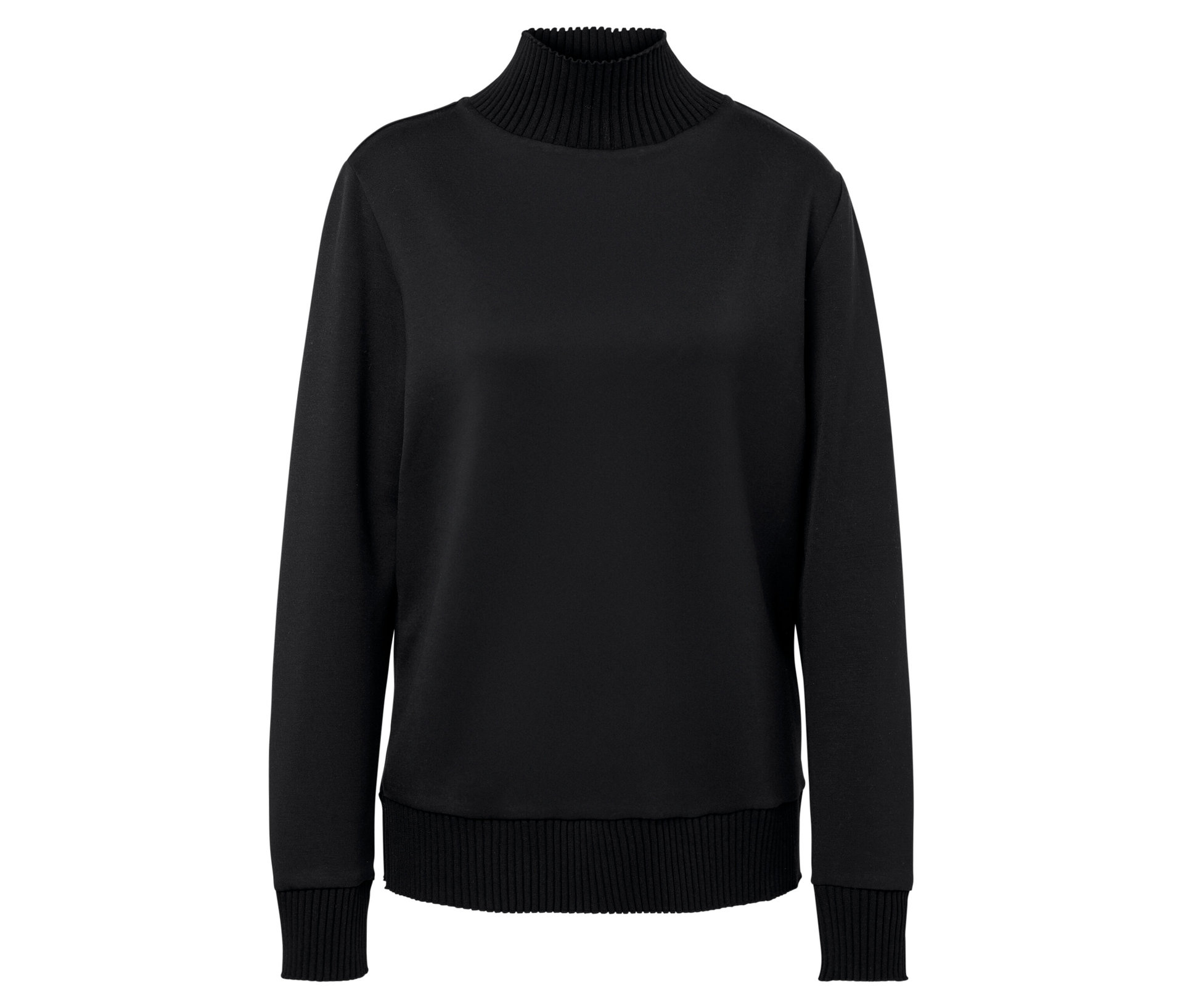 Tchibo - Bluza z mieszanki modalu- czarny