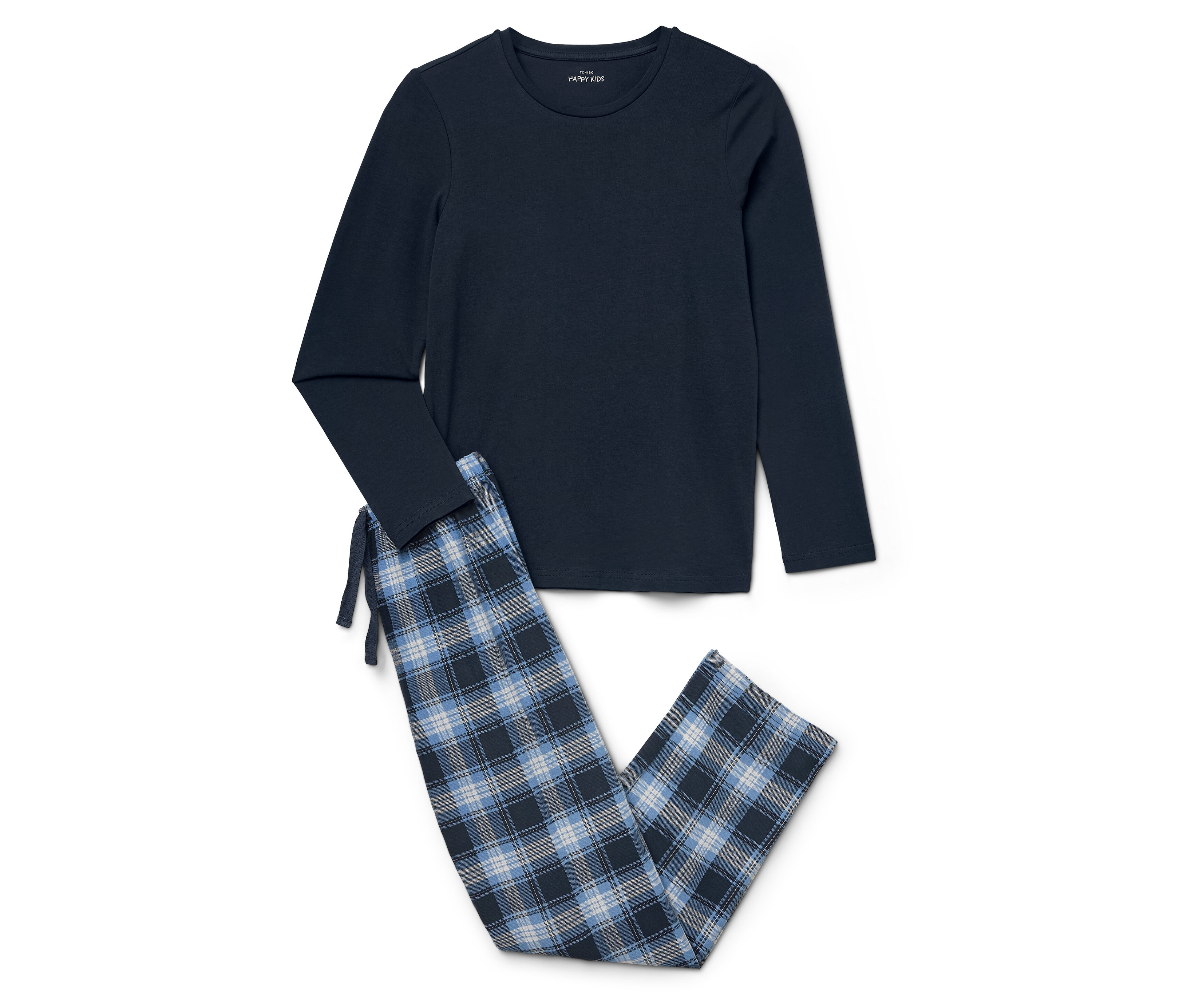 Tchibo - Piżama flanelowa, zielony/niebieski