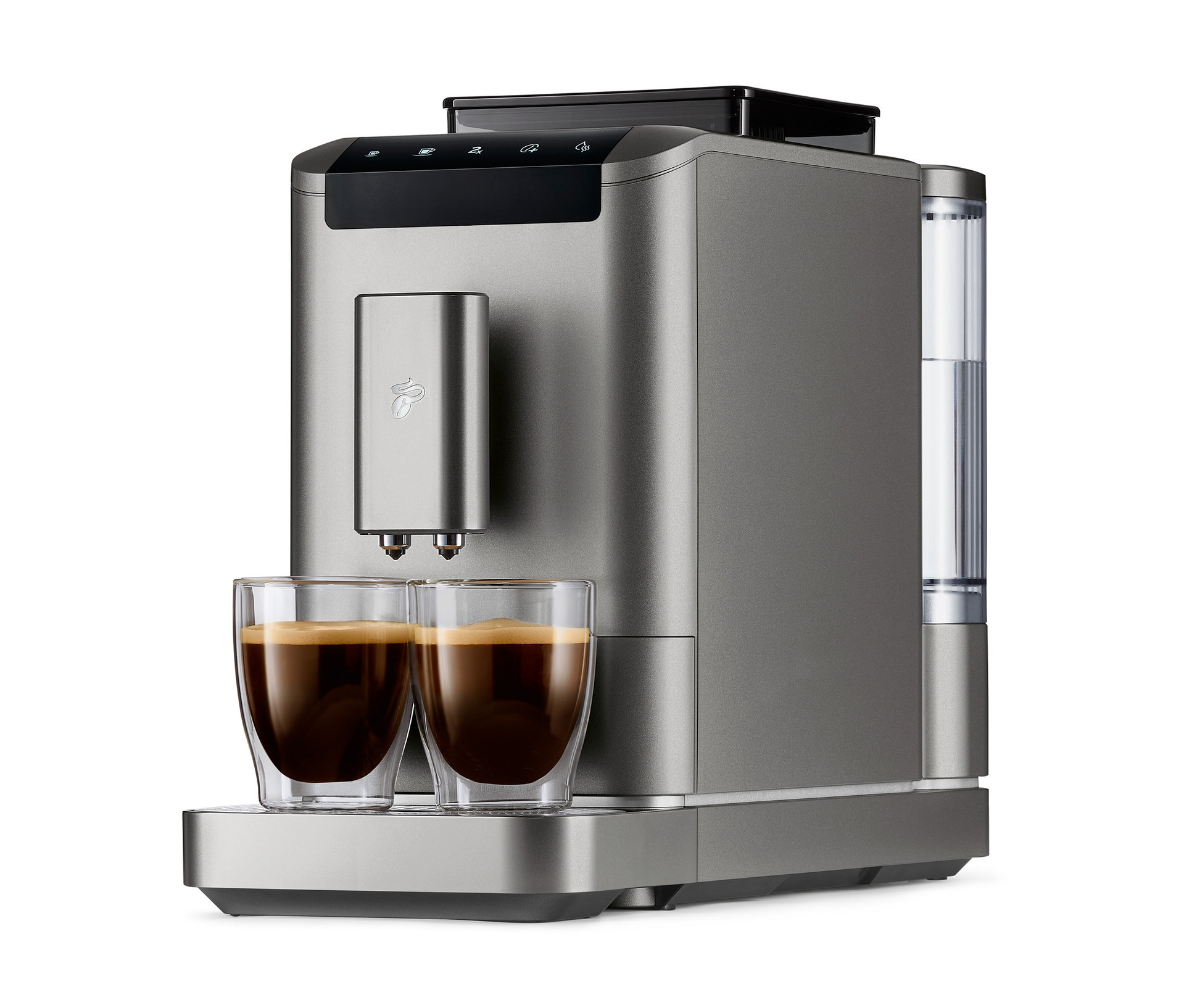 Tchibo - »Esperto2 Caffè« Automatyczny ekspres do kawy - kolor: srebrny