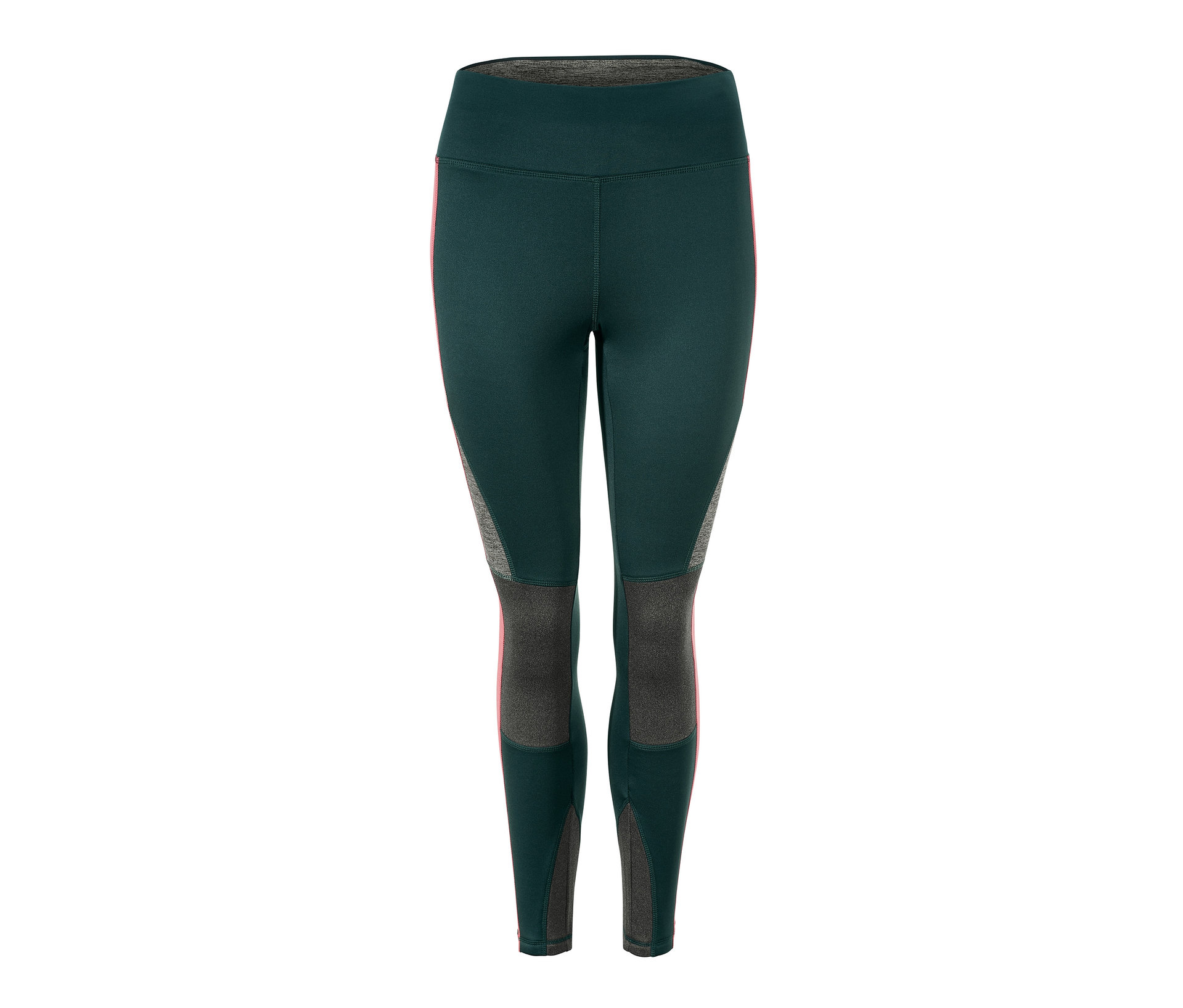 Tchibo - Ocieplane legginsy- szary/różowy