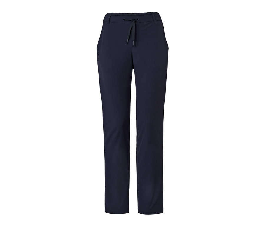 Granatowe spodnie dresowe softshell.