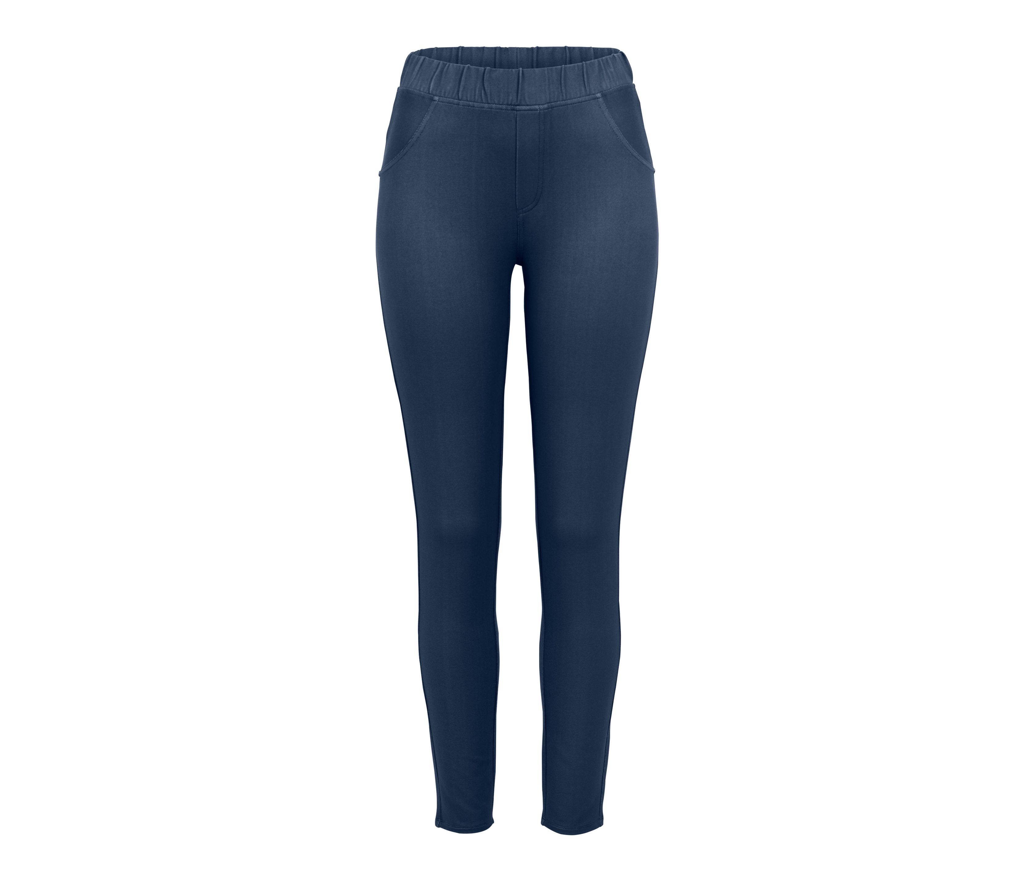 Tchibo - Legginsy stylizowane na spodnie dżinsowe, niebieski