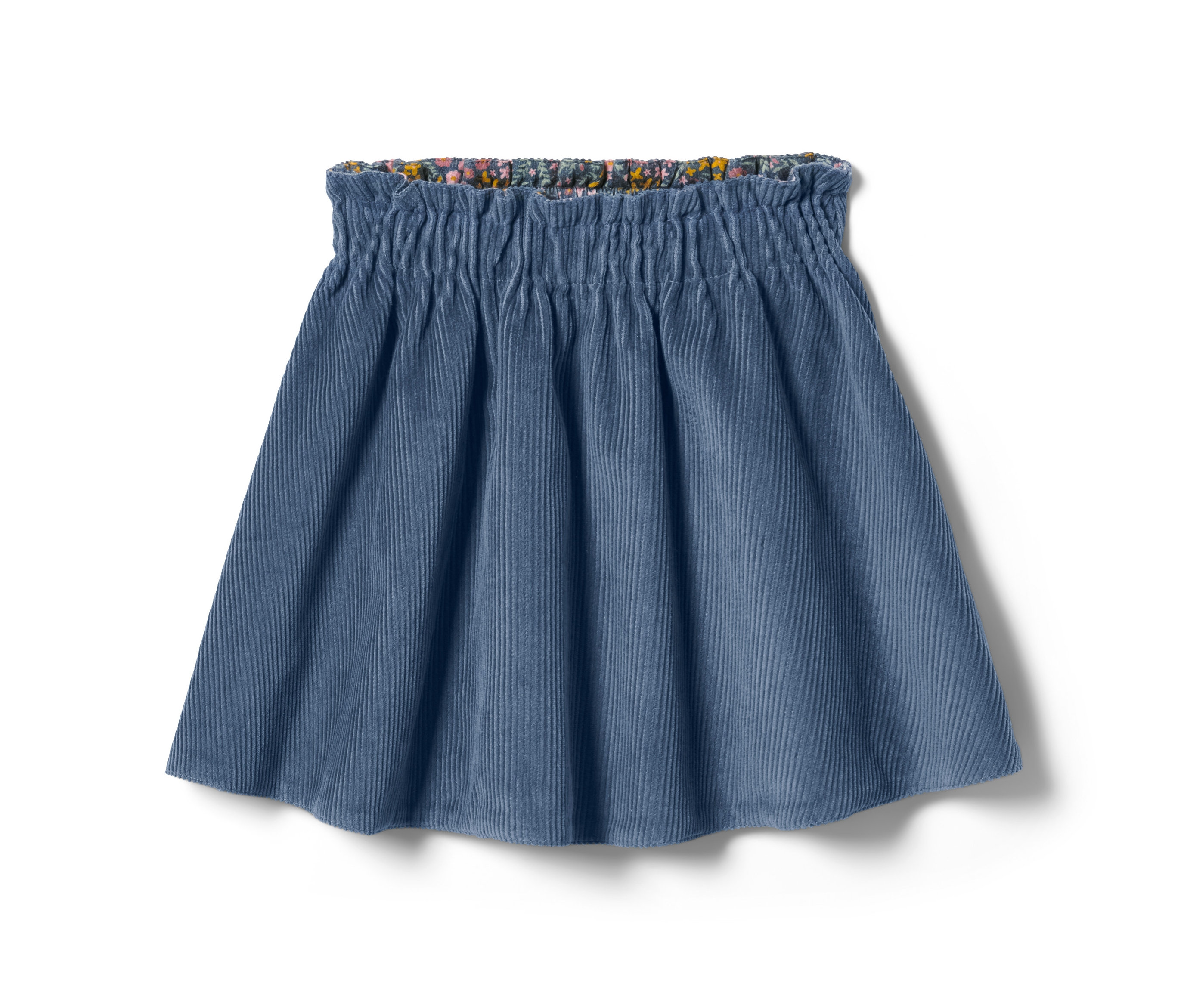 Tchibo - Dwustronna spódnica ze sztruksu- niebieski