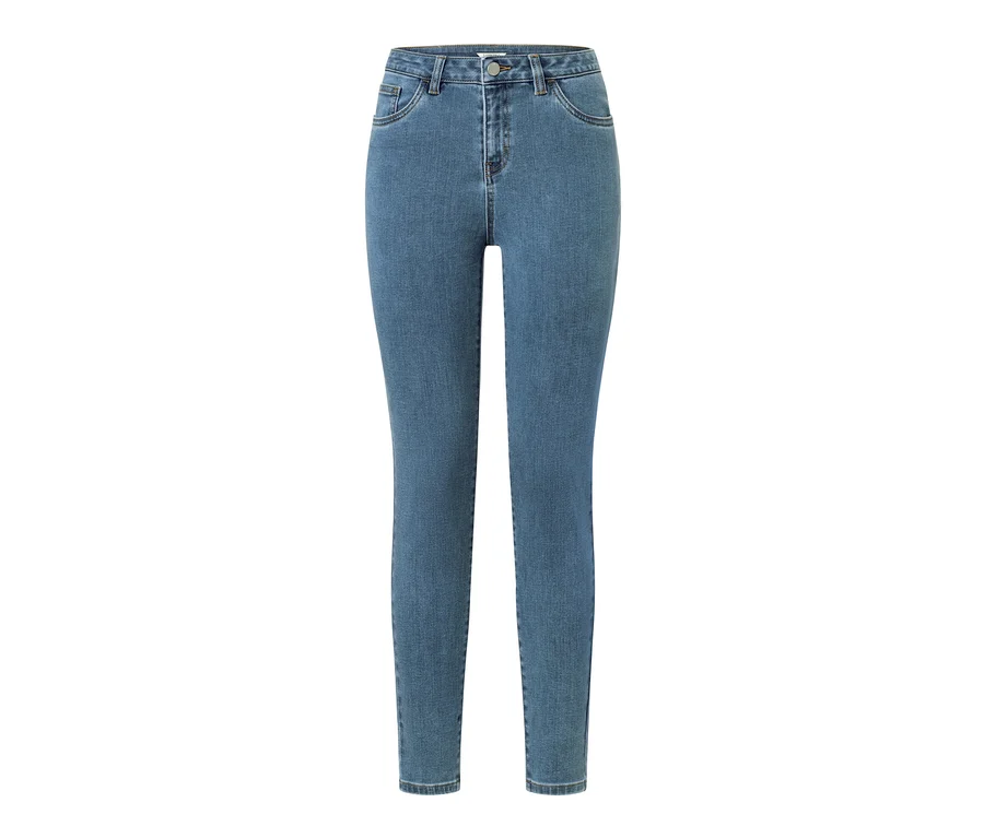 Niebieskie spodnie dżinsowe o kroju skinny »Fit Hanna«.