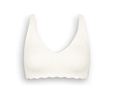 Miękki biustonosz sloggi ZERO Feel Bliss, silk white.