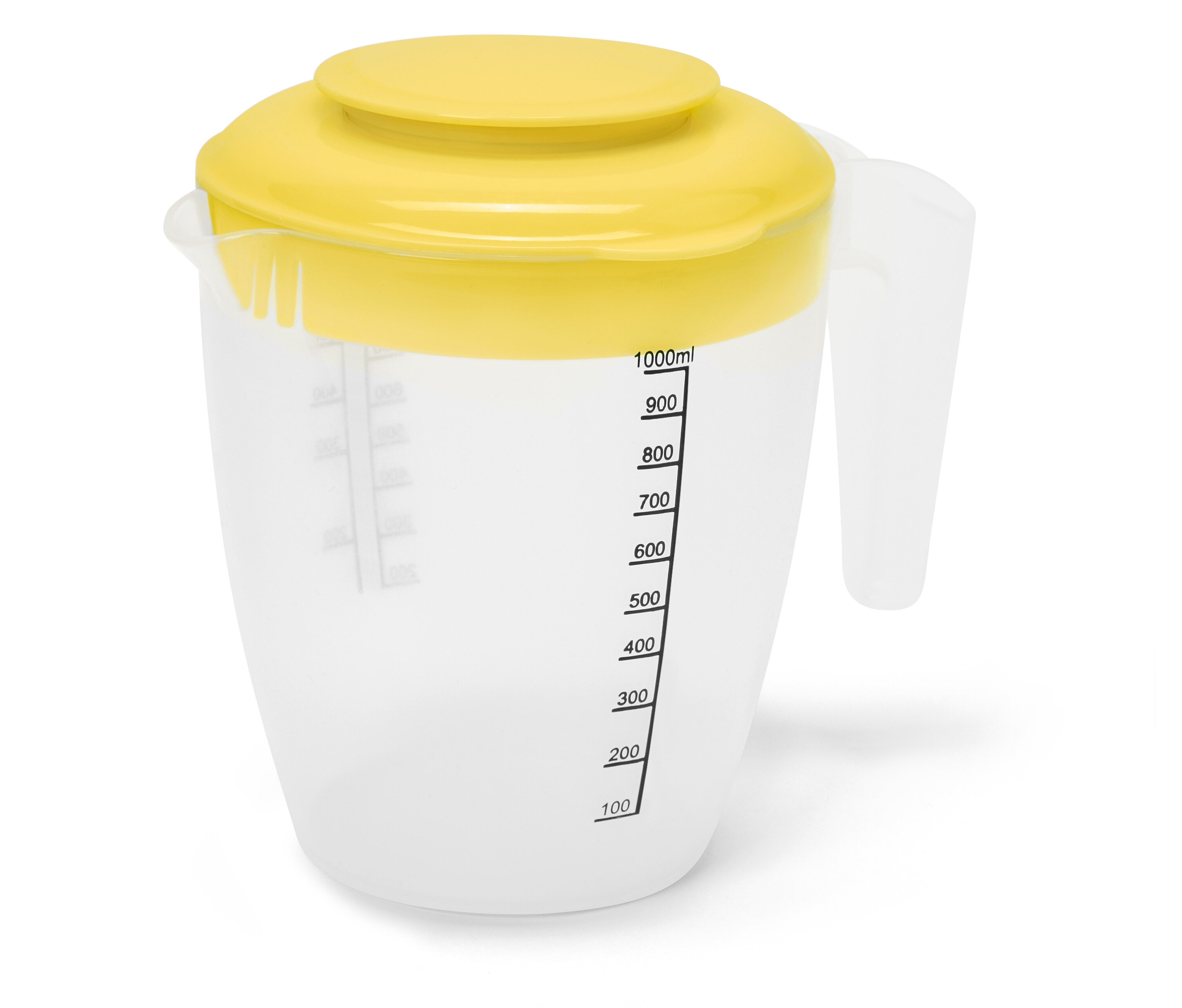 Tchibo - Kubek do miksowania z pokrywką - kolor: żółty