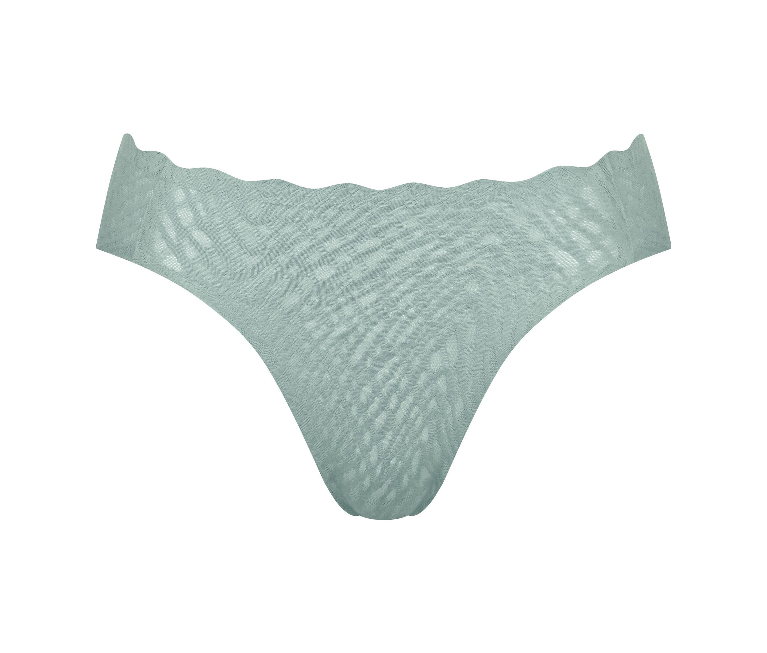 Figi high leg sloggi Zero Feel Bliss- niebieski/żakard