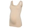 Zdjęcie z bliska koszulki ciążowej MAMALICIOUS MLHEAL TANK TOP NOOS A. w kolorze mellow buff.