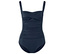 Modelujący kostium kąpielowy, granatowy