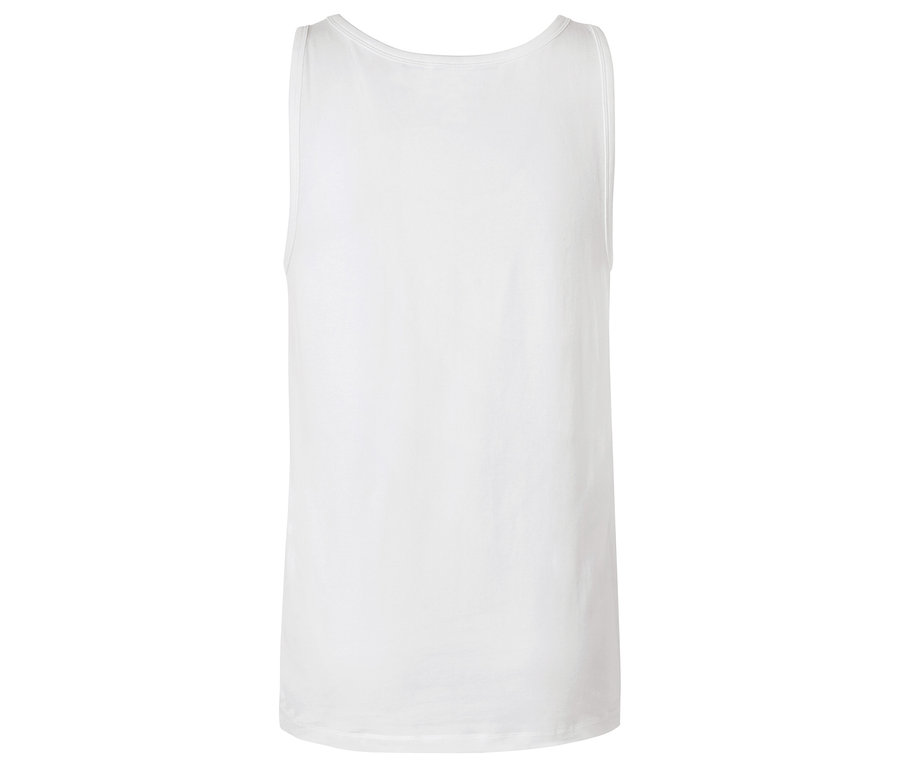 Biały podkoszulek na białym tle.