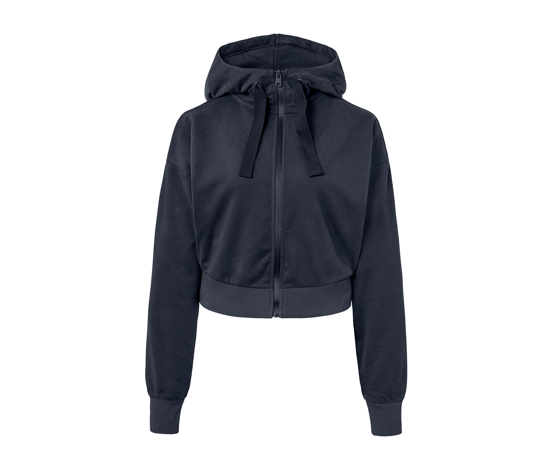 Tchibo - Krótka sportowa bluza dresowa- pomarańczowy