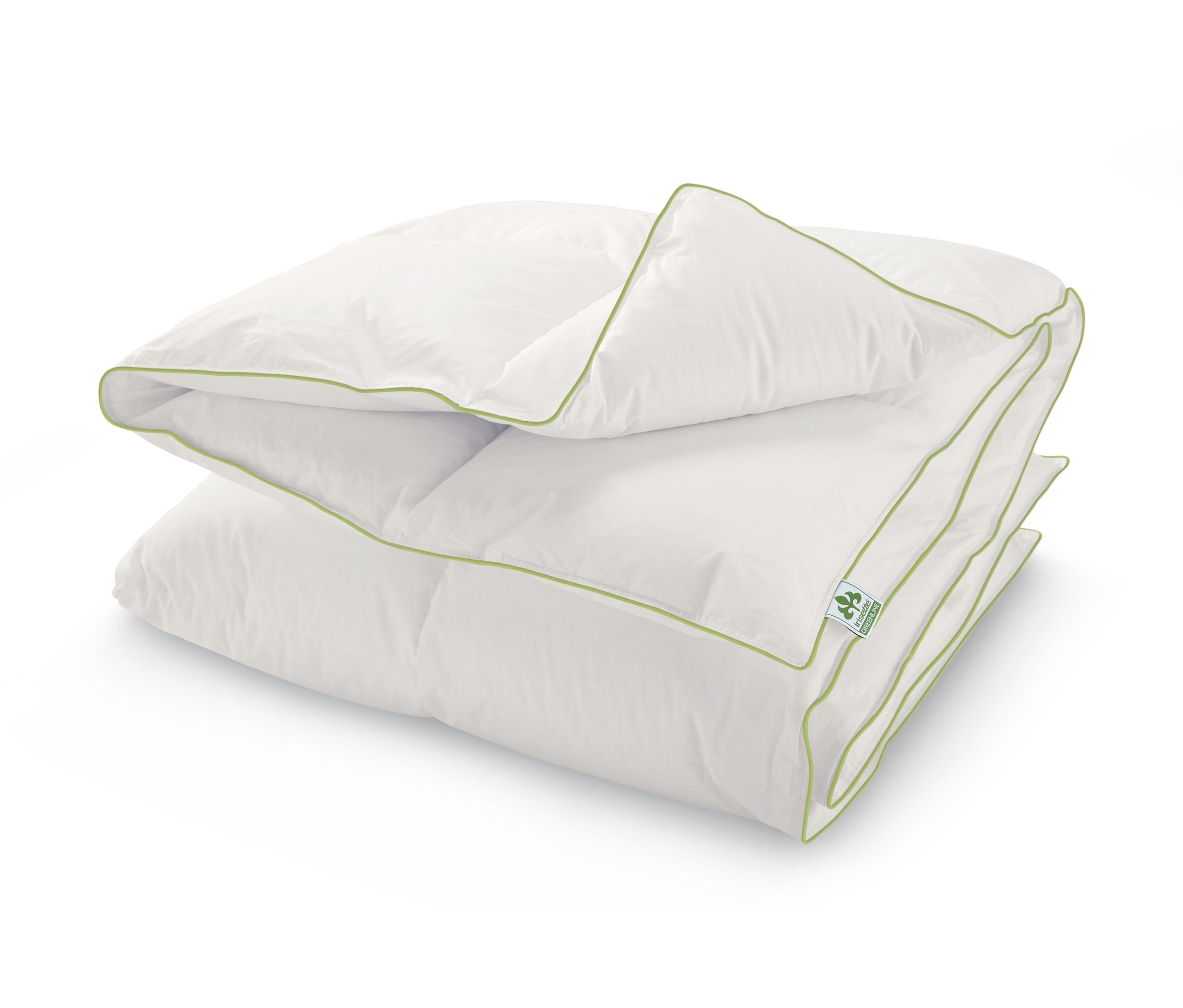 Puchowa kołdra kasetowa irisette® greenline - kolor: biały