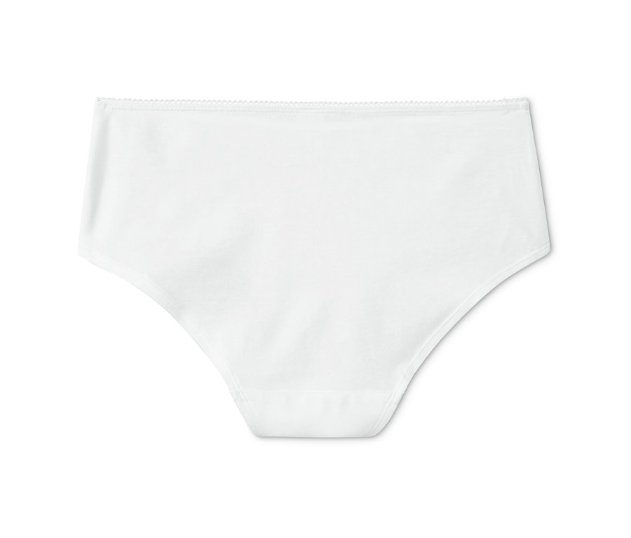 Zbliżenie na 2 pary białych fig typu panty.