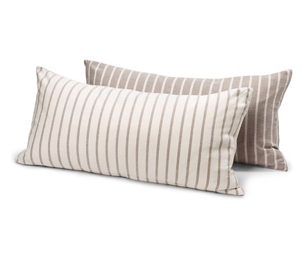 Flanelowe poszewki na poduszki, ok. 80 x 40 cm, 2 sztuki