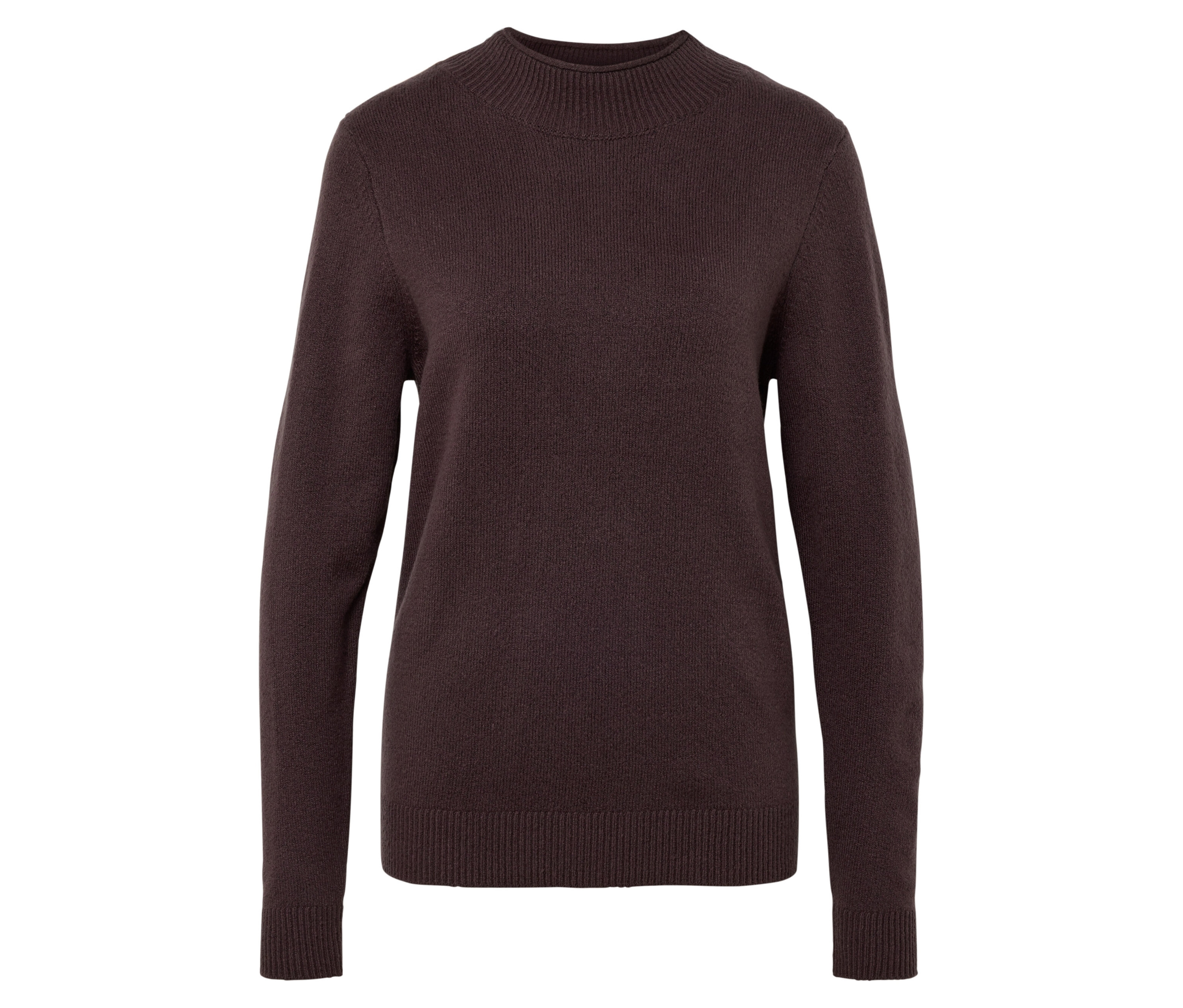 Tchibo - Sweter z dzianiny ze stójką- brązowy