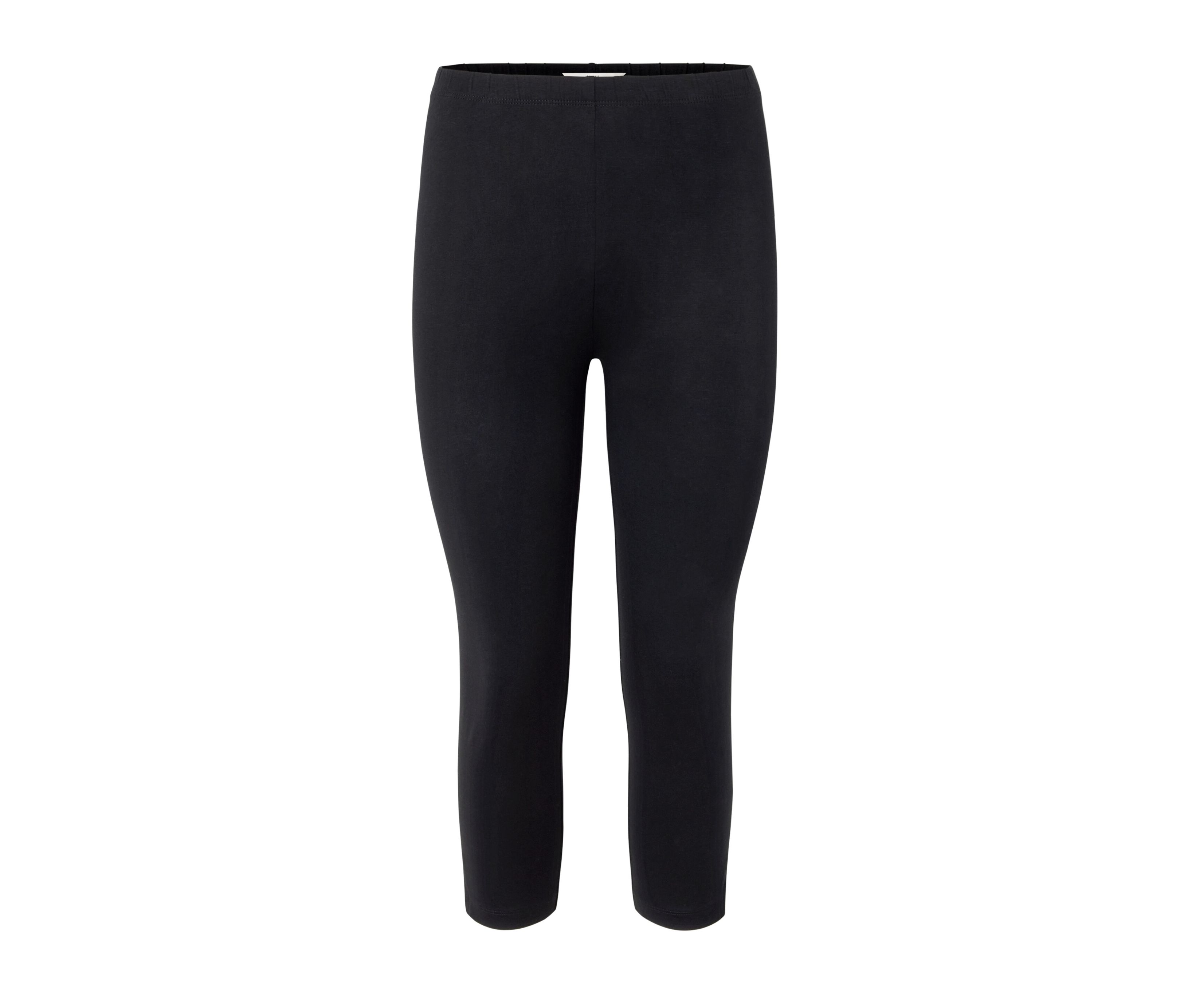 Tchibo - Legginsy o długości 3/4 z detalami, czarny