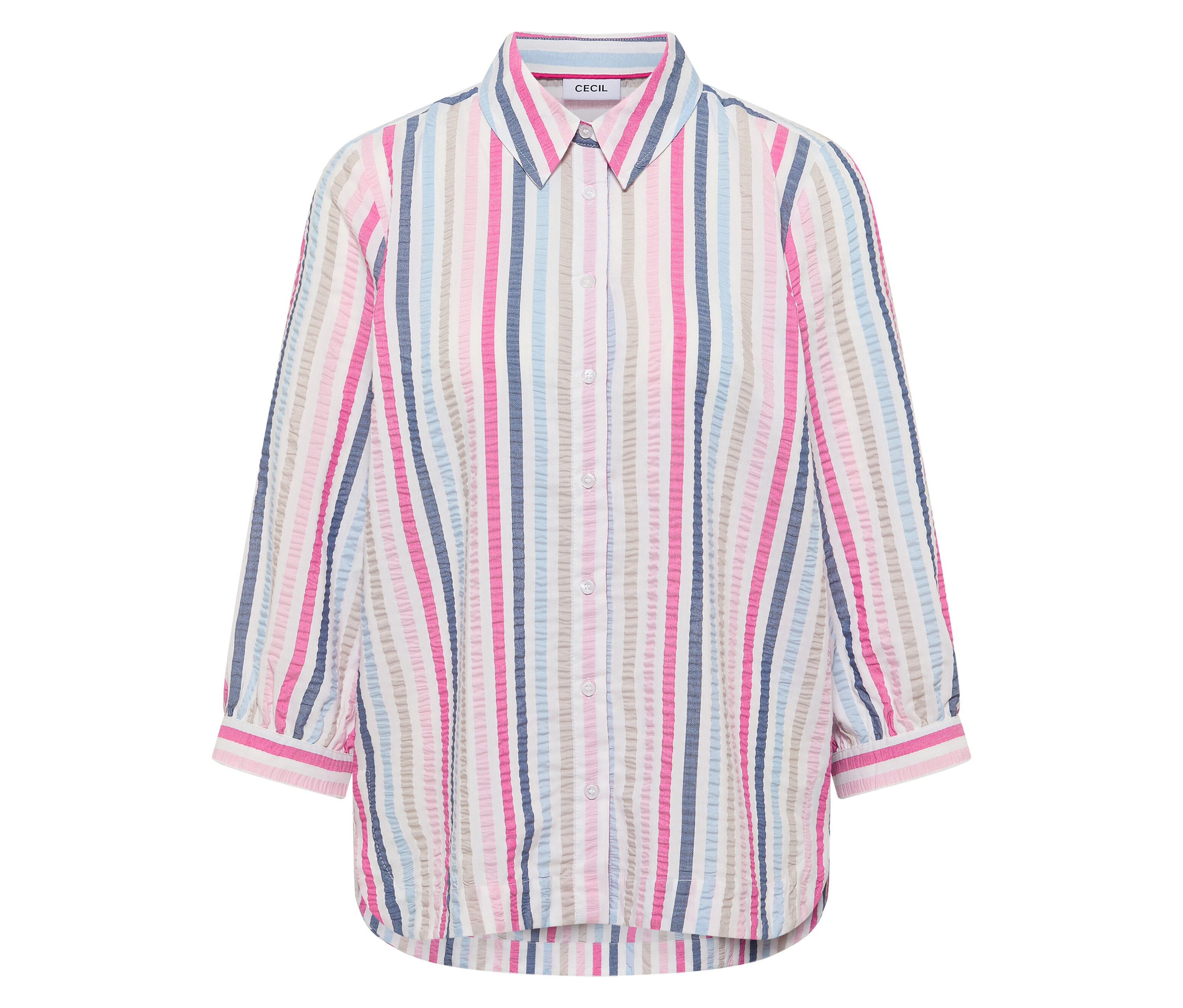 Tchibo - Bluzka koszulowa Cecil- niebieski/biały