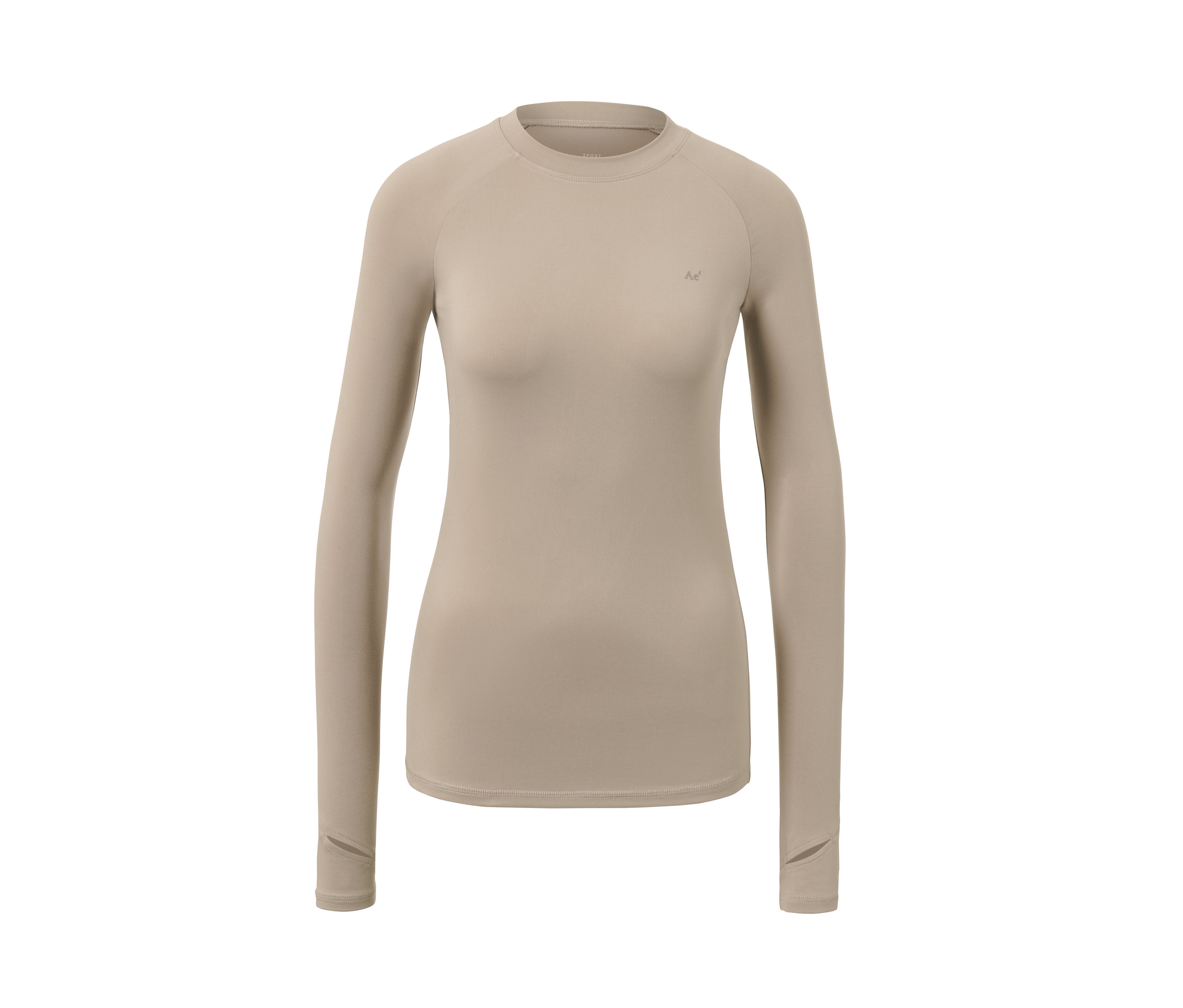 Tchibo - Koszulka funkcyjna z długim rękawem, niebieski/zielony