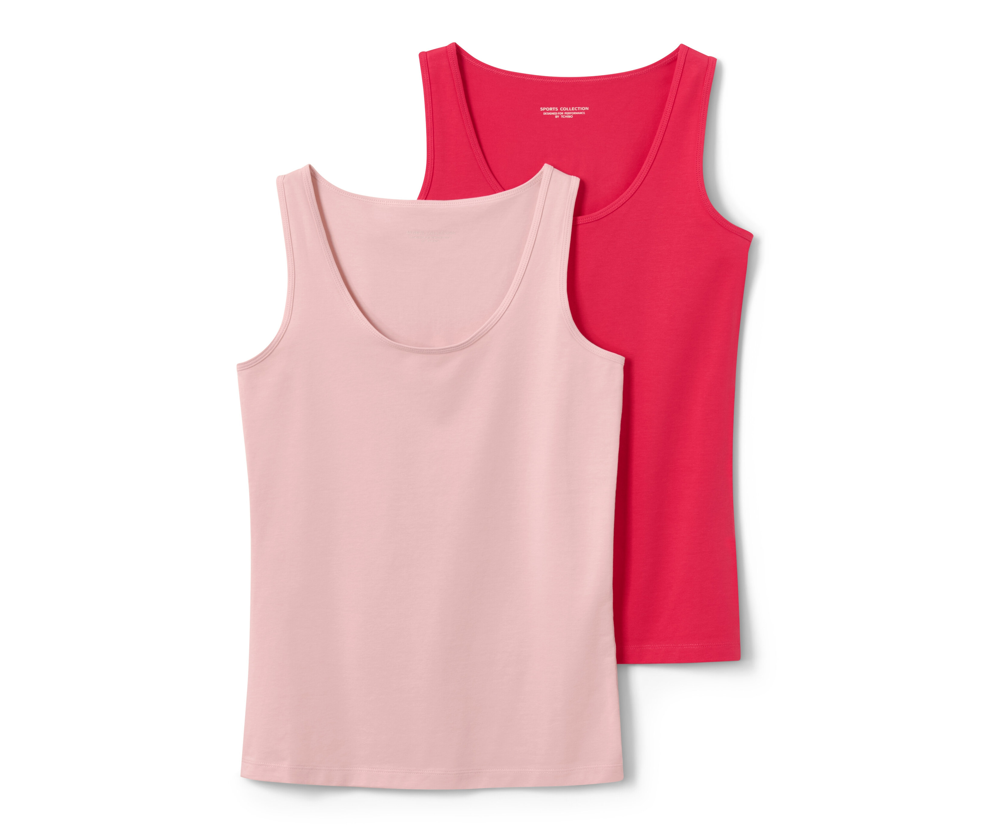 Tchibo - Topy- czerwony/różowy