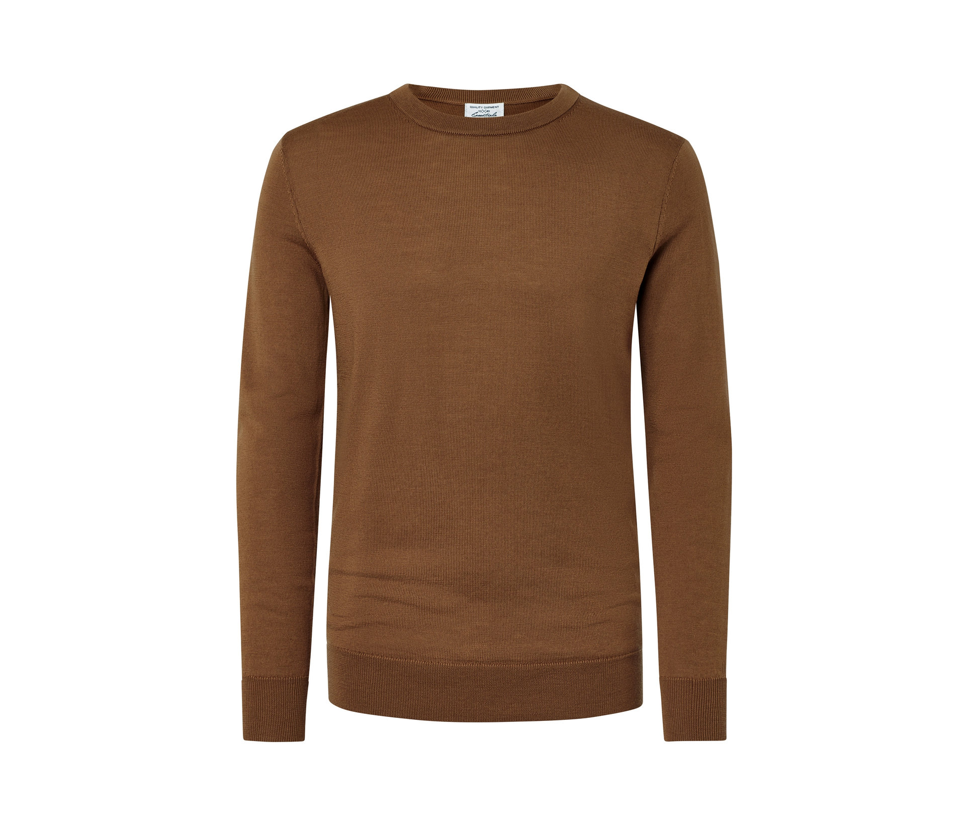 Tchibo - Sweter z wełny merino- brązowy