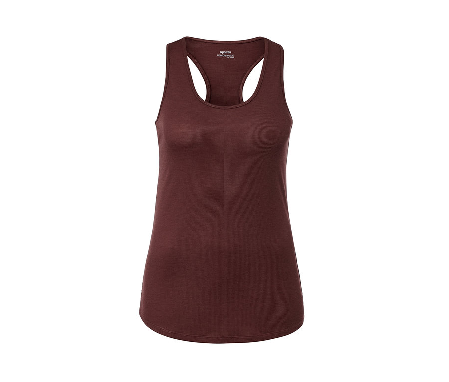 Czerwony top sportowy 2 w 1.