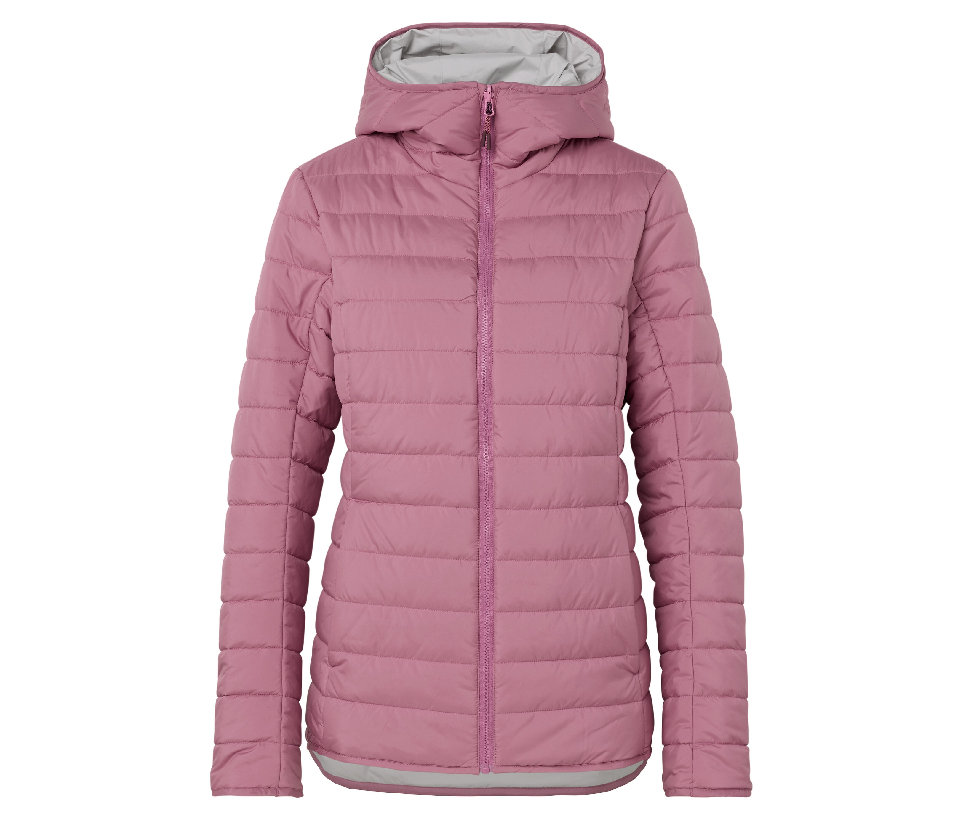 Tchibo - Dwustronna kurtka pikowana- różowy/szary