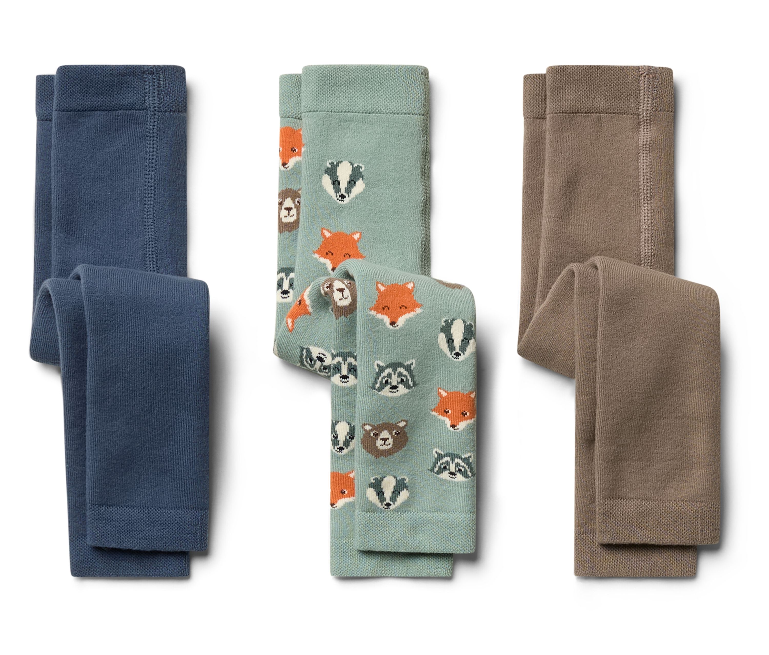Tchibo - Dziecięce legginsy termoaktywne, niebieski/zielony