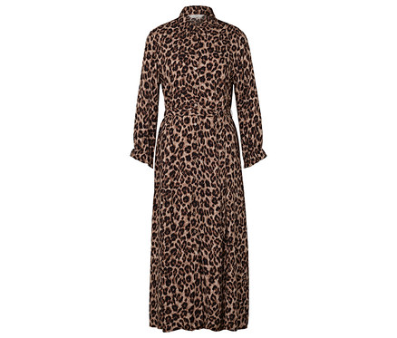 Wzorzysta sukienka koszulowa