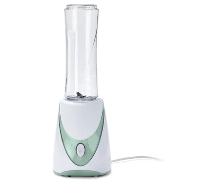 Blender do smoothie, 250 W, z przezroczystym pojemnikiem.