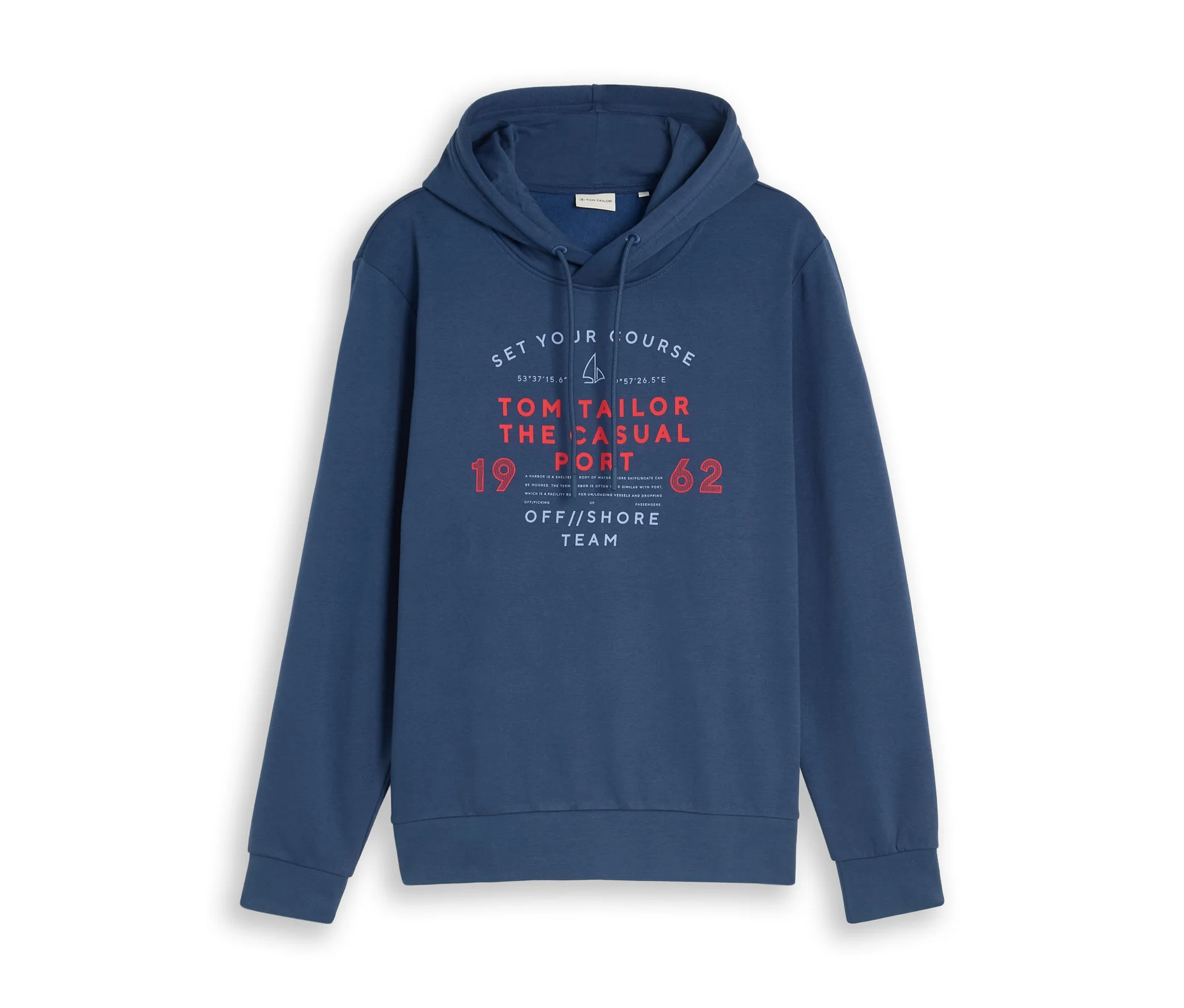 Bluza z kapturem Tom Tailor, Dark Duck Blue