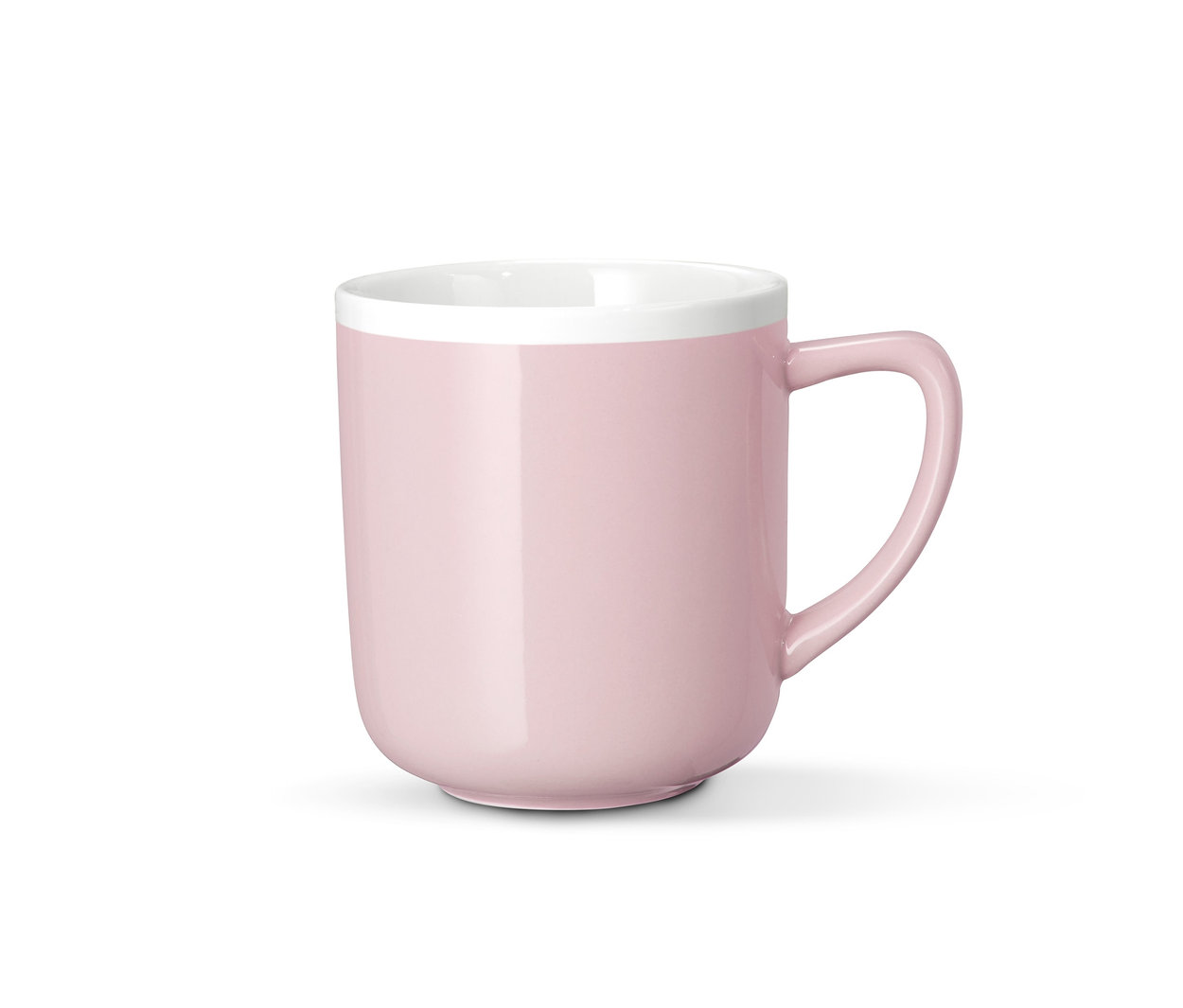 Różowy kubek z 2 ceramicznych kubków po 350 ml.