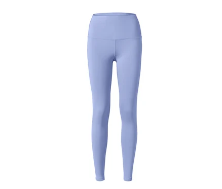 Fioletowe legginsy sportowe.