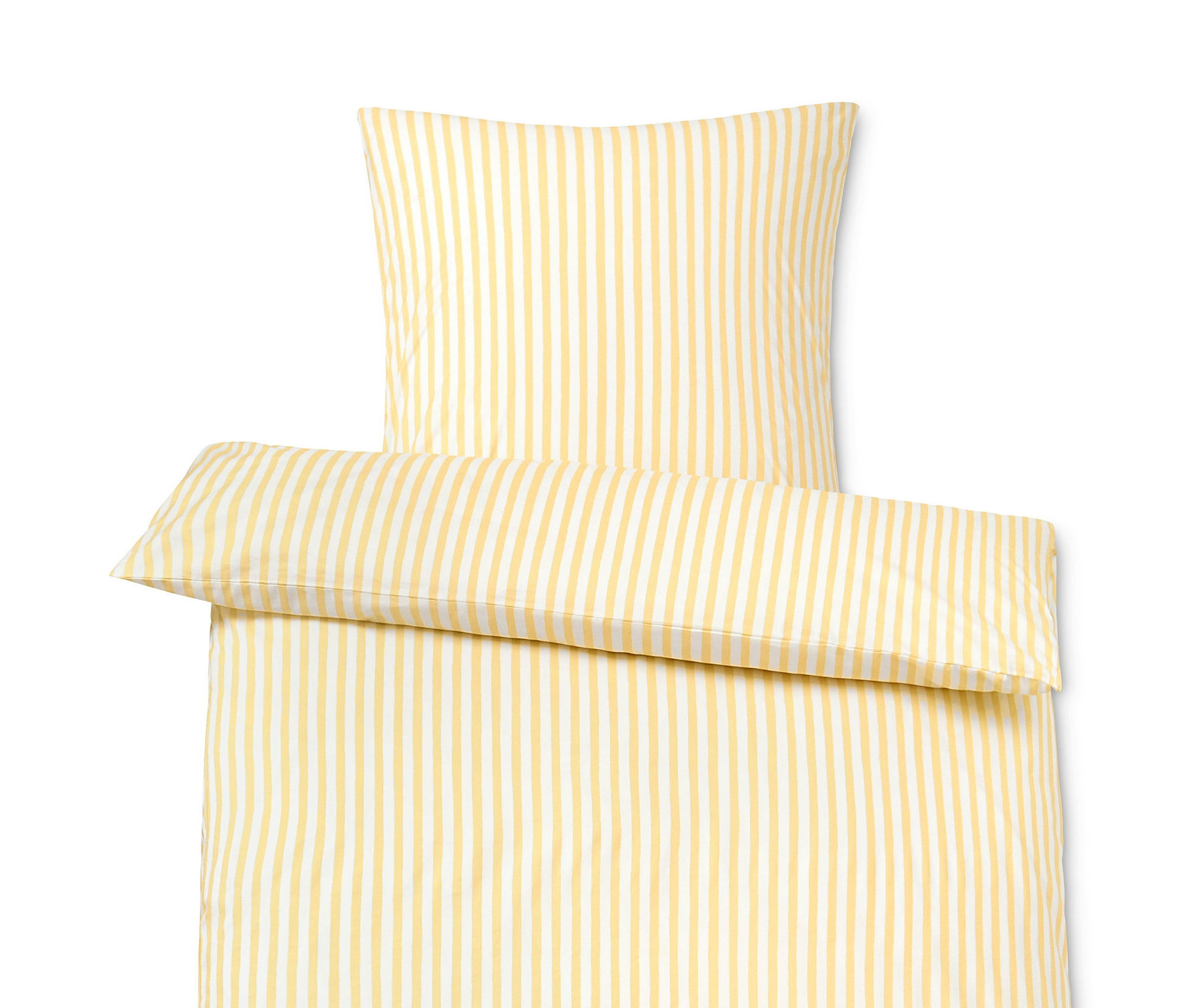 Tchibo - Pościel z bawełny renforcé - kolor: biały/żółty