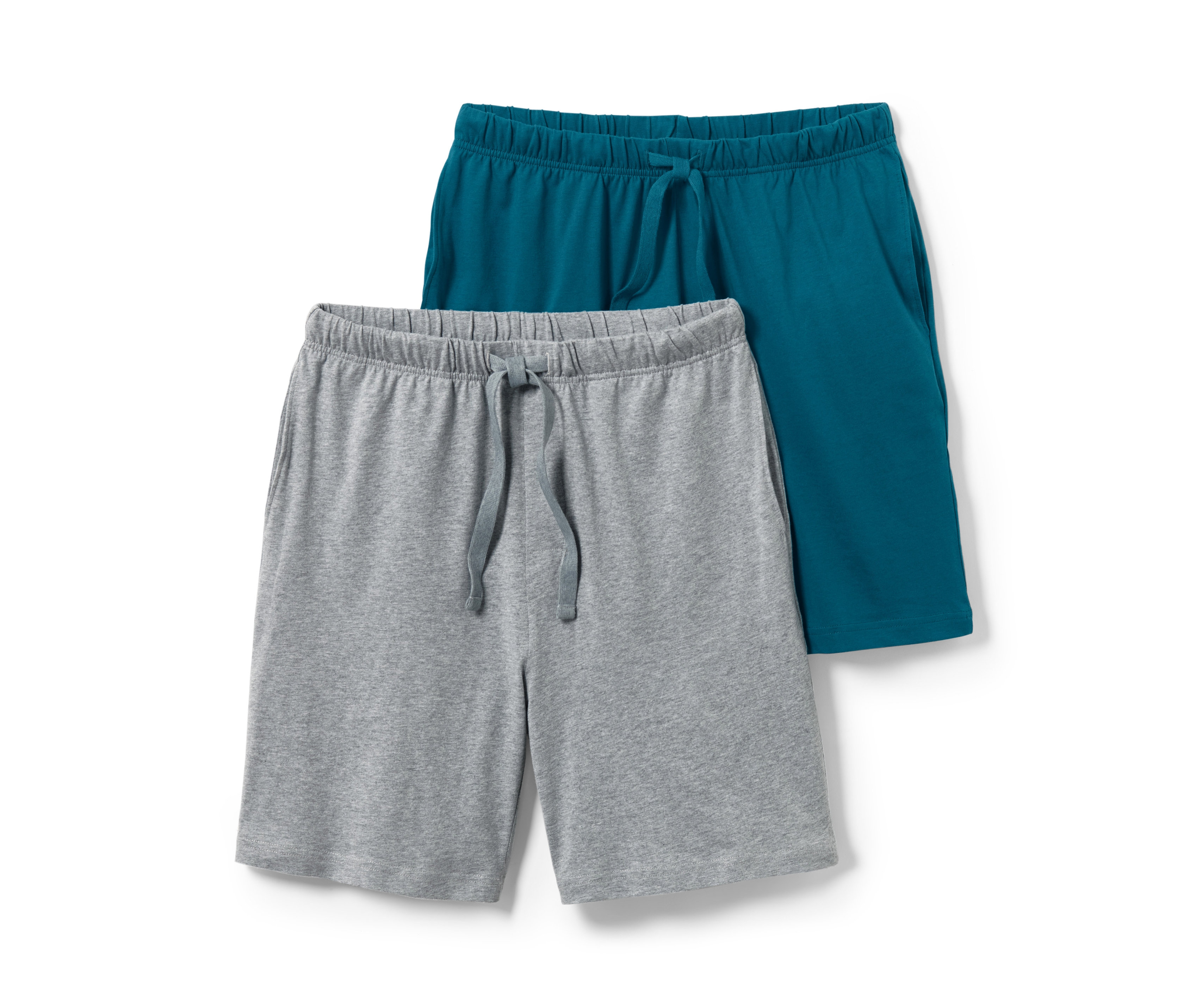 Tchibo - Spodenki od piżamy- niebieski/szary