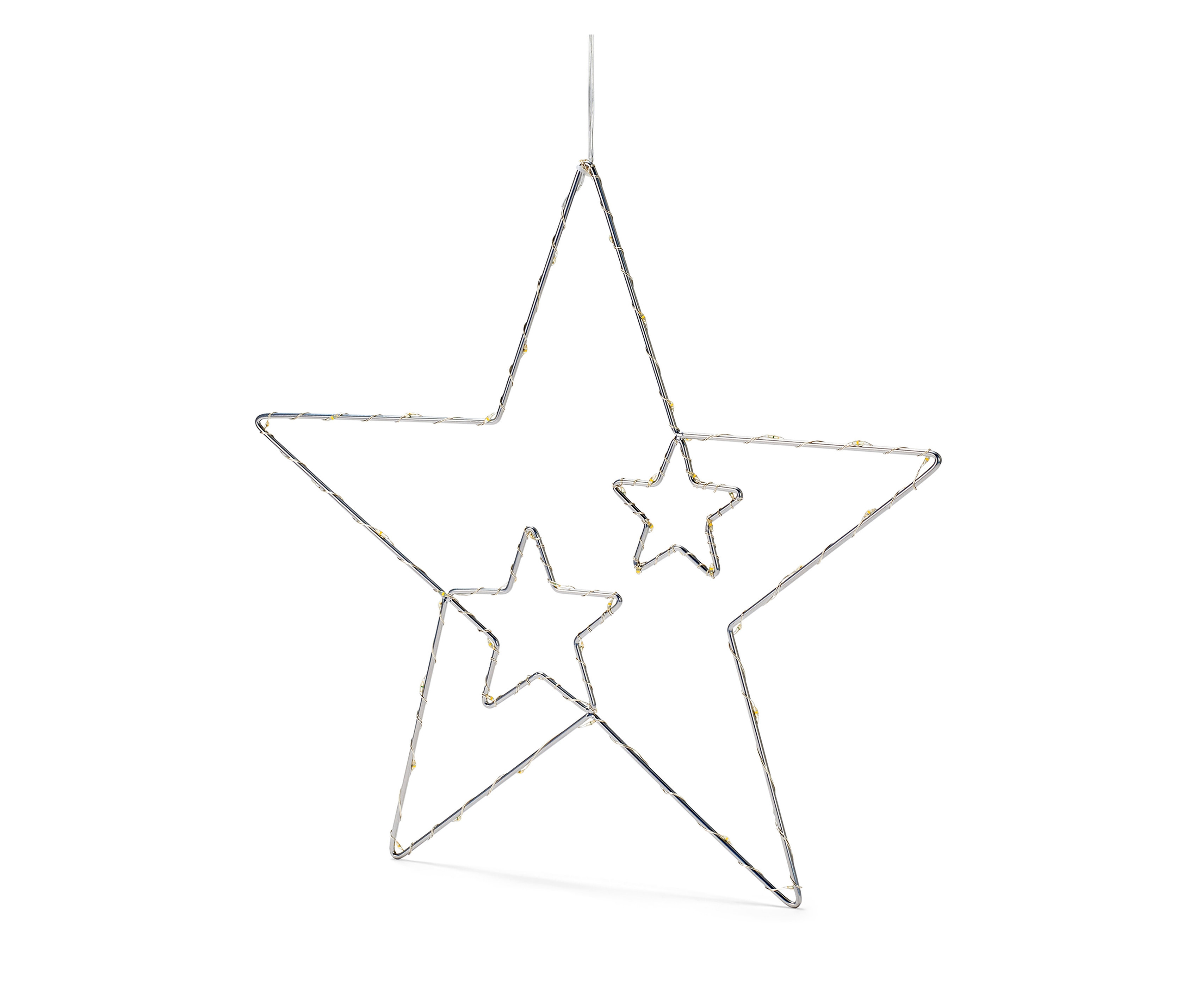 Tchibo - Metalowa gwiazda Led, wisząca, mała