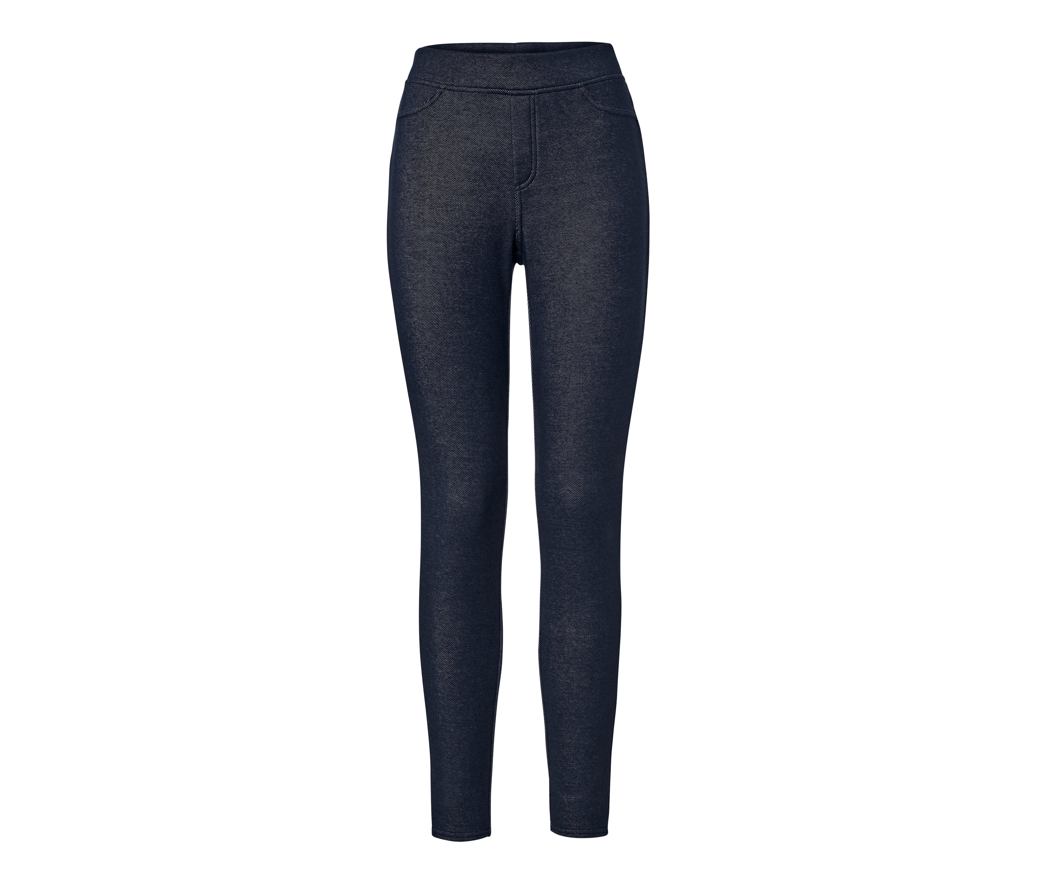 Tchibo - Ocieplane legginsy stylizowane na dżinsy, niebieski