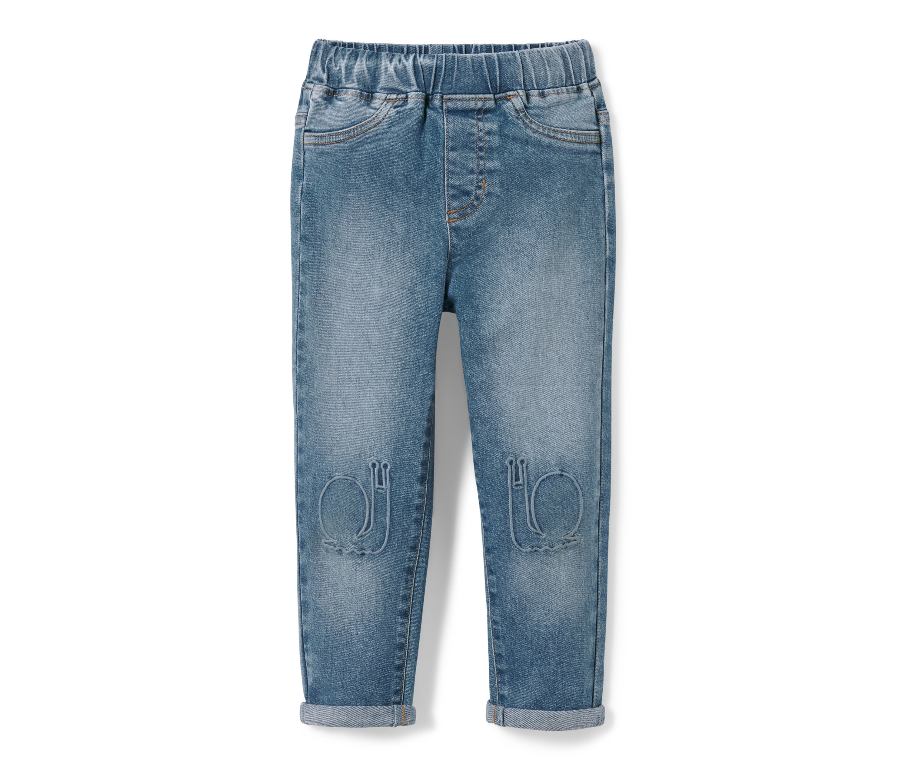 Tchibo - Wsuwane spodnie jeansowe- niebieski