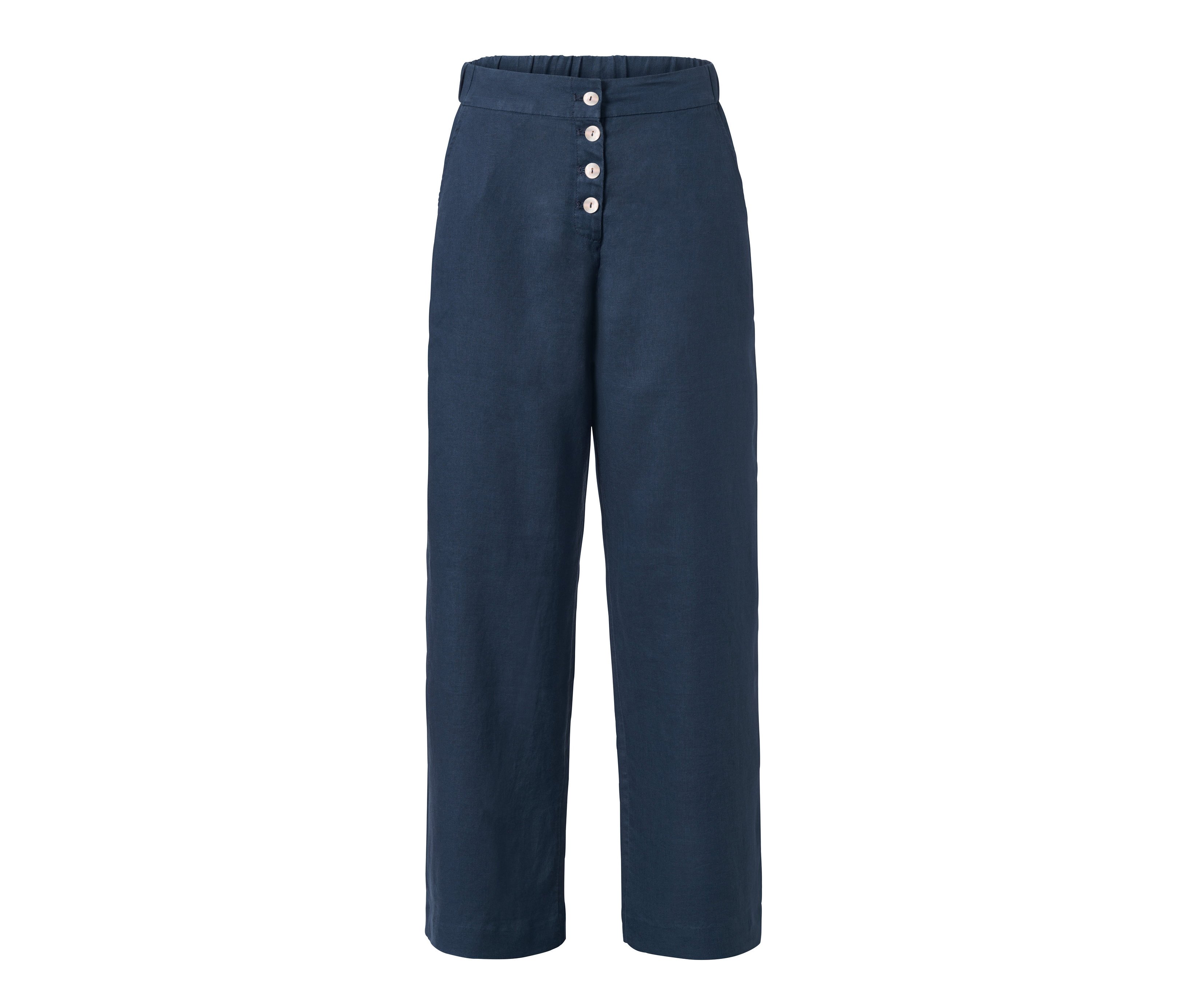 Tchibo - Spodnie lniane, niebieski