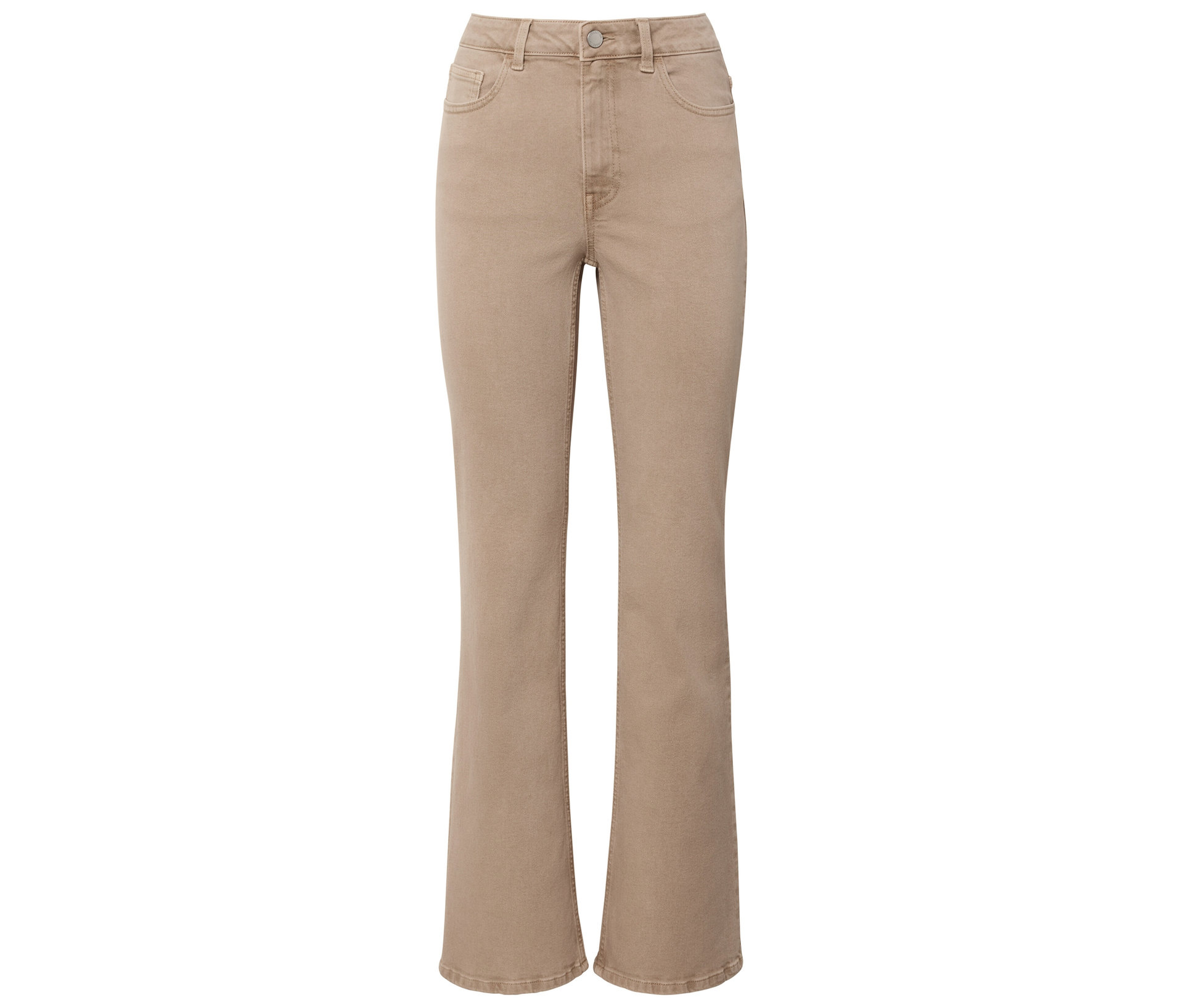 Tchibo - Jeansy typu bootcut – fason „Lou”- beżowy