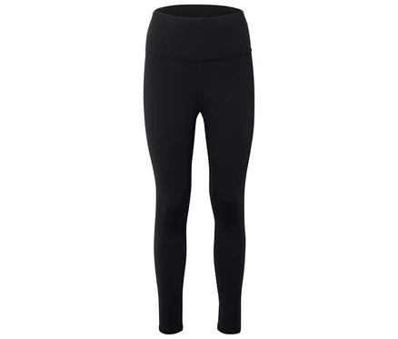 Czarne legginsy z wysokim stanem.