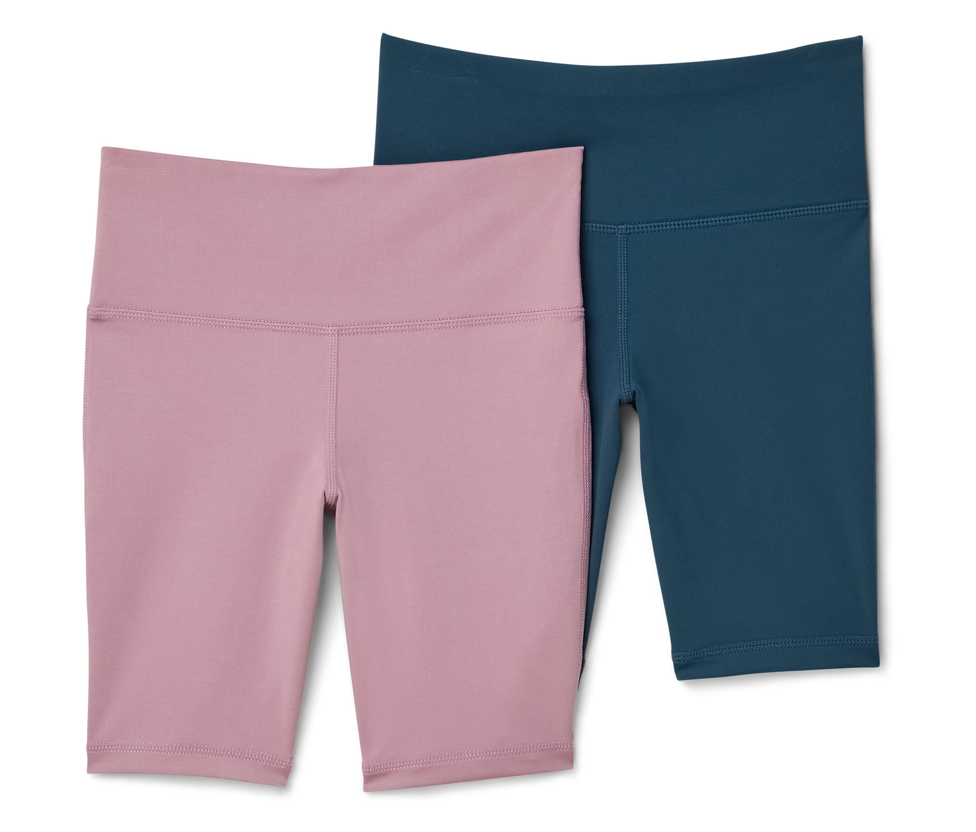 Tchibo - Krótkie legginsy sportowe - kobieta- niebieski