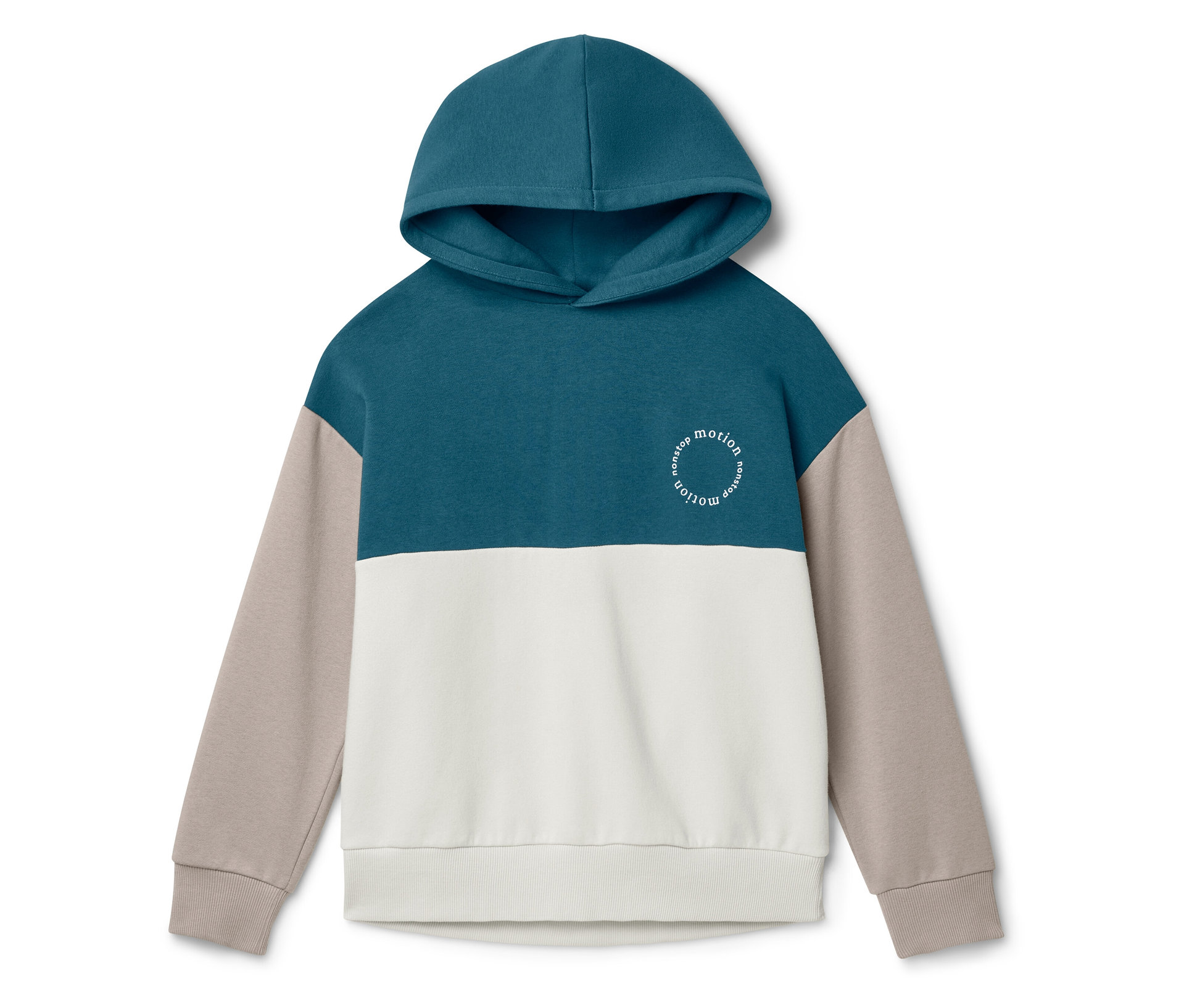 Tchibo - Bluza z kapturem- brązowy/szary