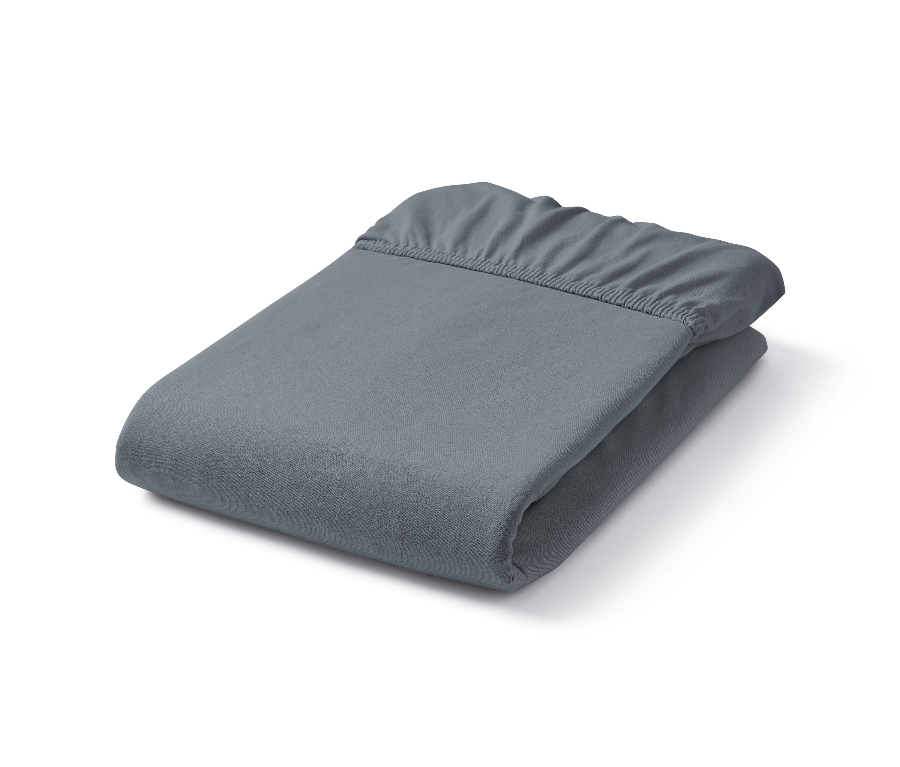 Tchibo - Prześcieradło dżersejowe z gumką - kolor: szary