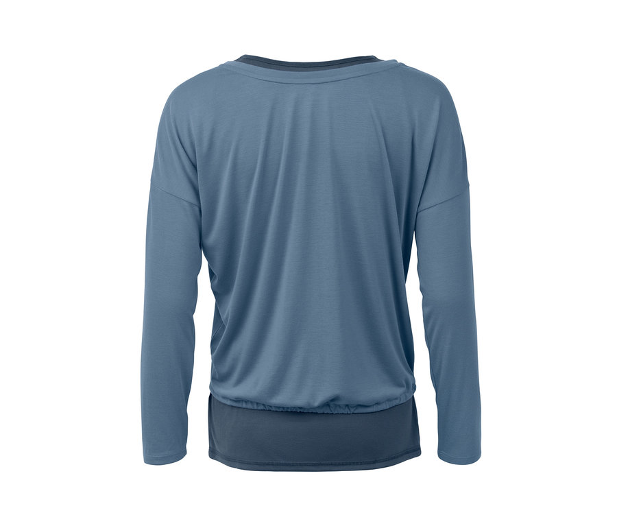 Niebieska koszulka sportowa 2 w 1.