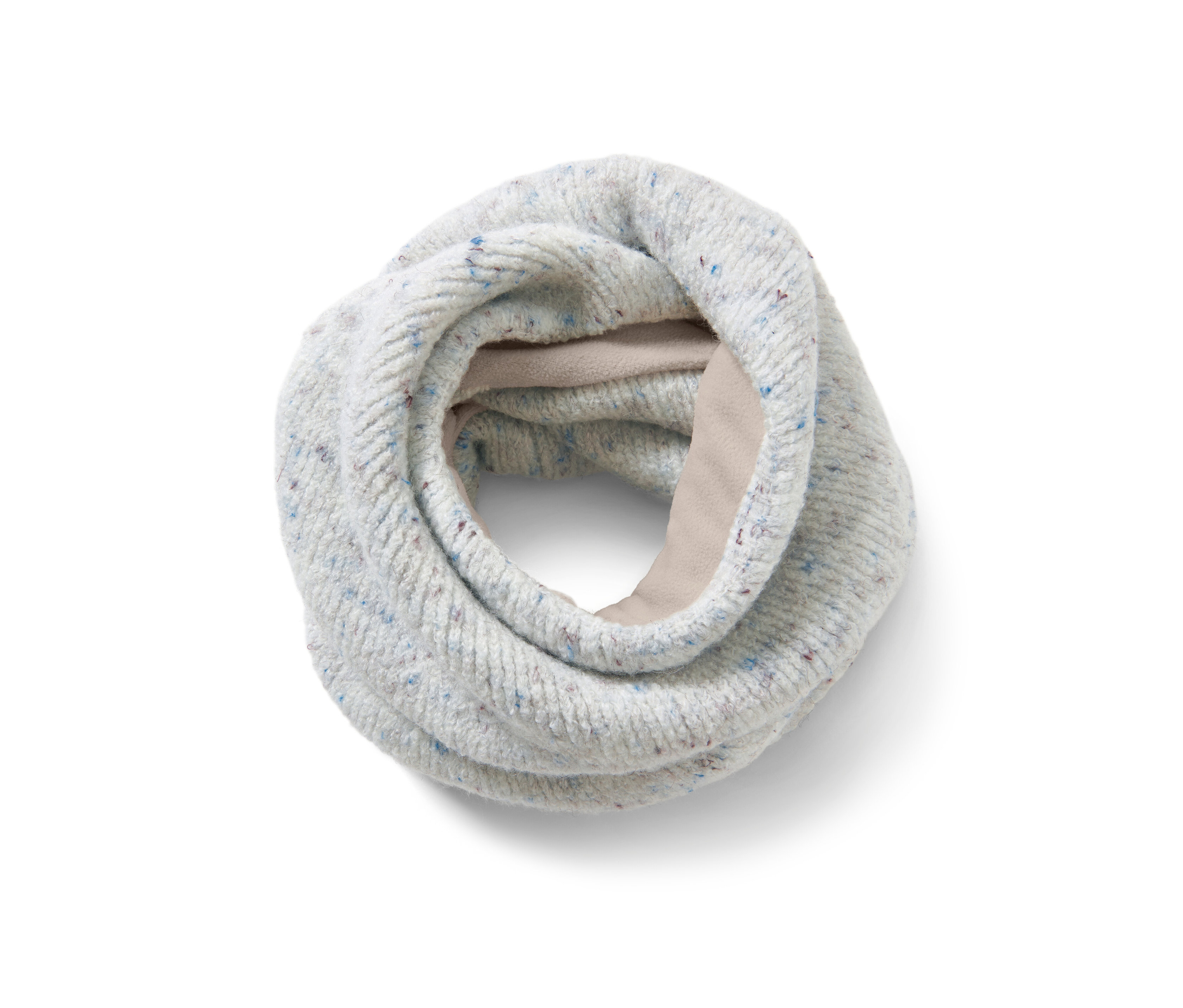 Tchibo - Szal-komin z dzianiny - kolor: beżowy