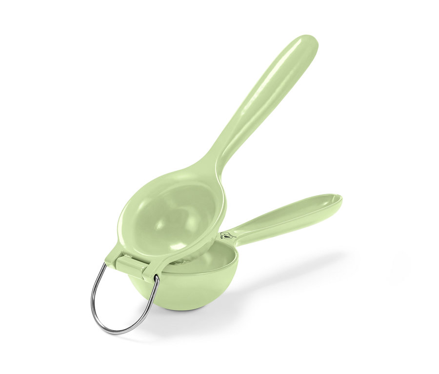 Jasnozielona wyciskarka do cytrusów.