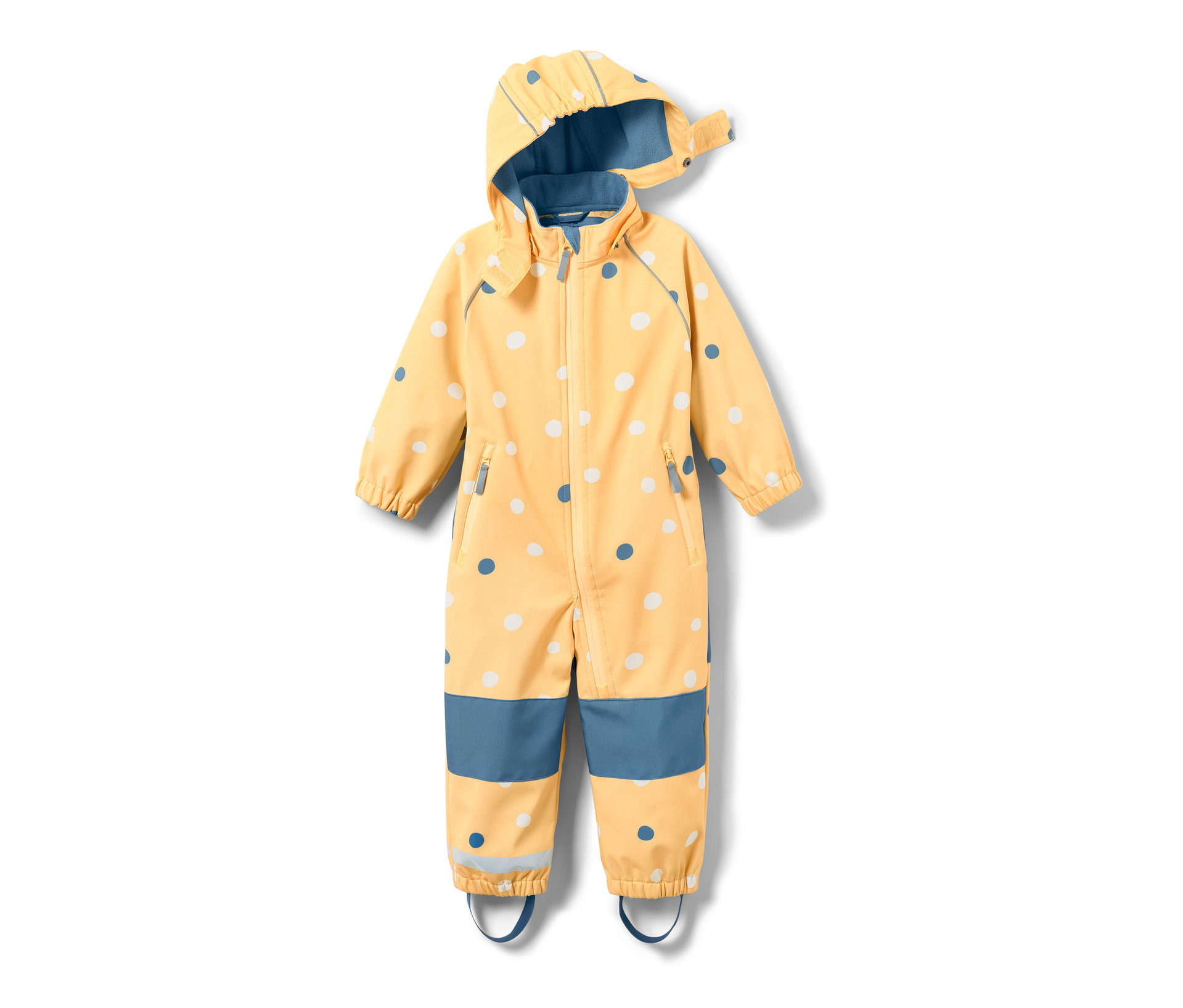 Tchibo - Dziecięcy kombinezon softshell- niebieski/żółty