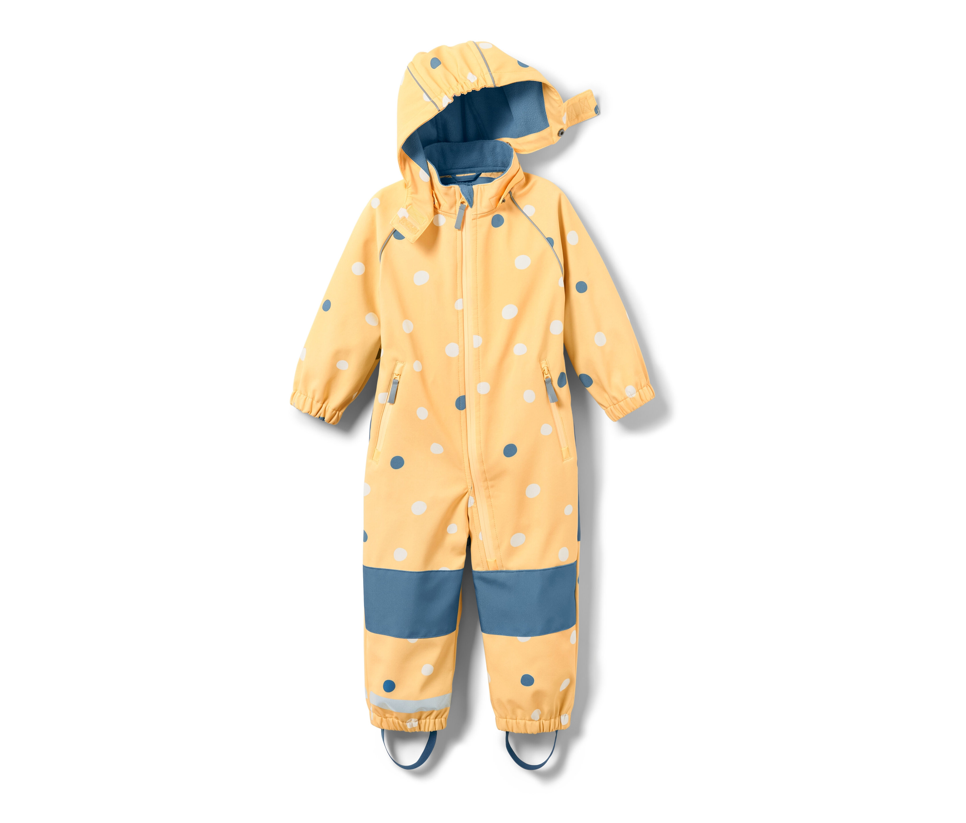 Tchibo - Dziecięcy kombinezon softshell- niebieski/żółty